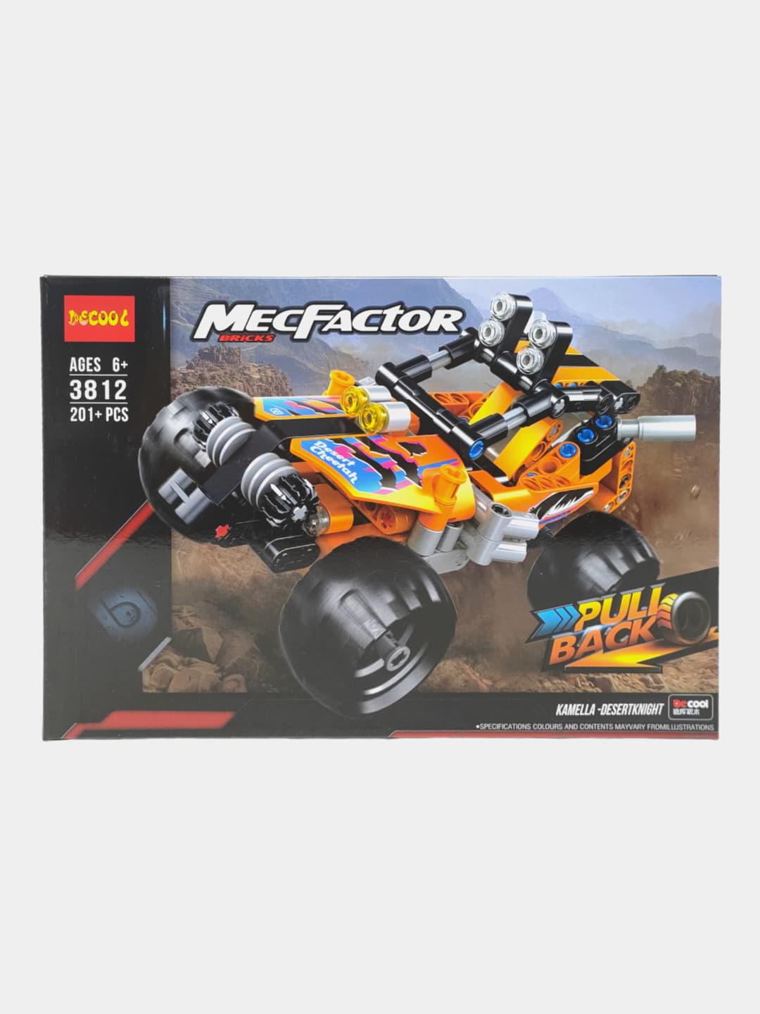 Конструктор MecFactor Рыцарь пустыни 201 деталь Pull Back 25 см — фото 4