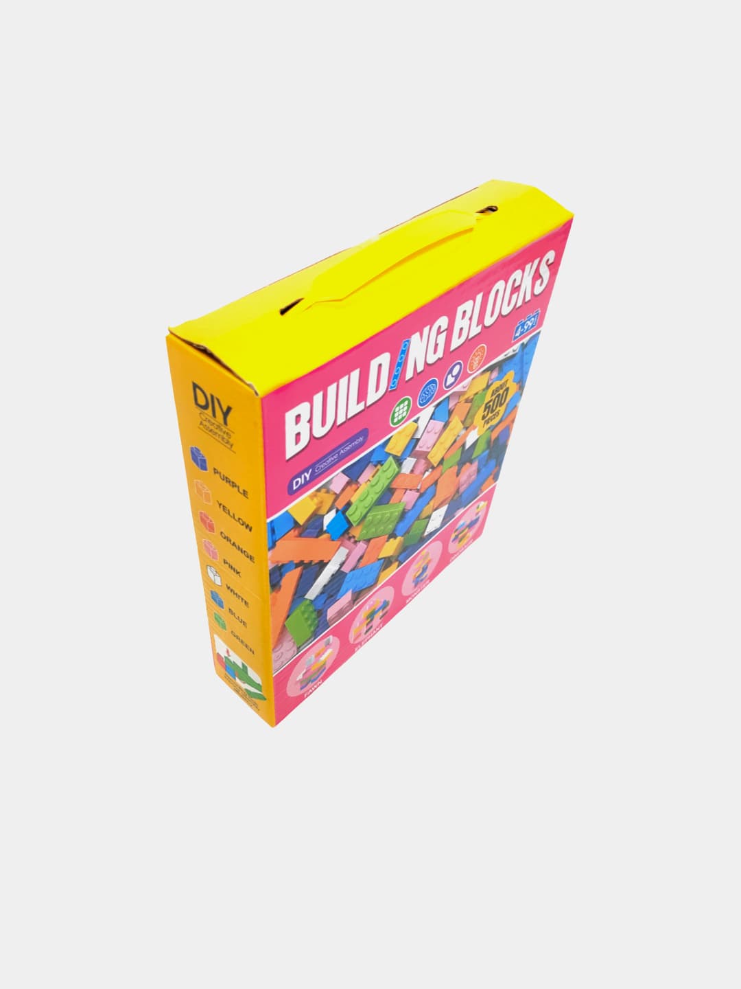 Развивающий конструктор Building Blocks, 500 деталей, для детей 4-99 лет. Стимулирует творчество — фото 5