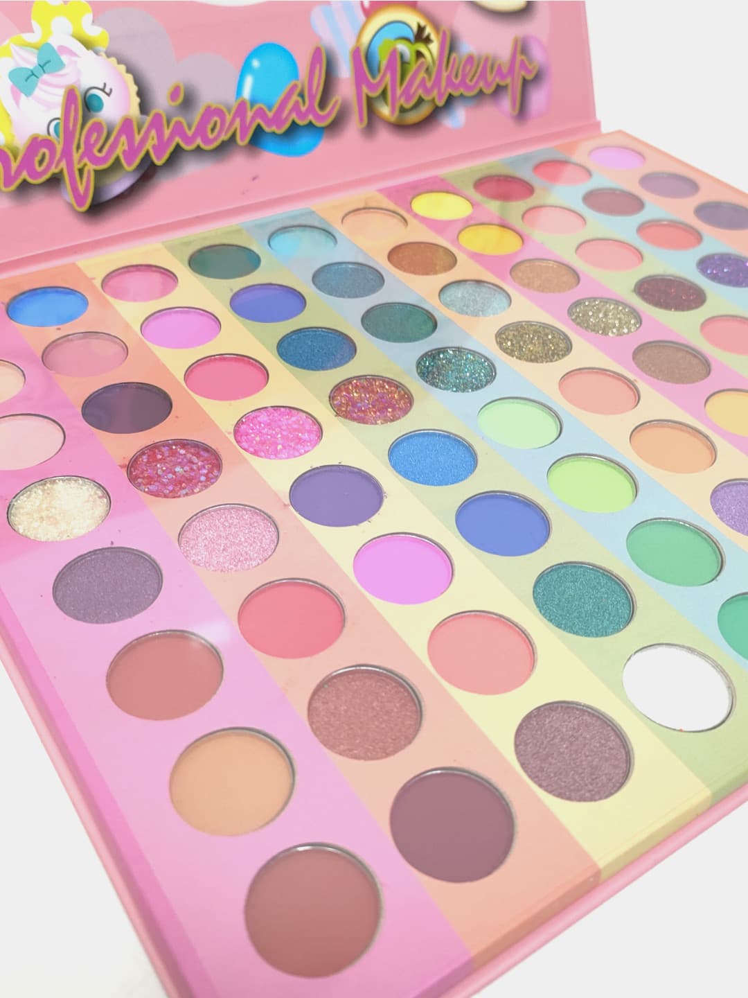 Набор детской косметики IGOODCO Professional Makeup, палетка теней для век, 80 оттенков — фото 3