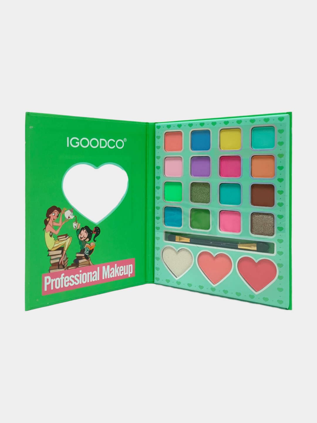 Детская косметика Face Palette IGOODCO, палетка для лица, тени и румяна для девочек — фото 3