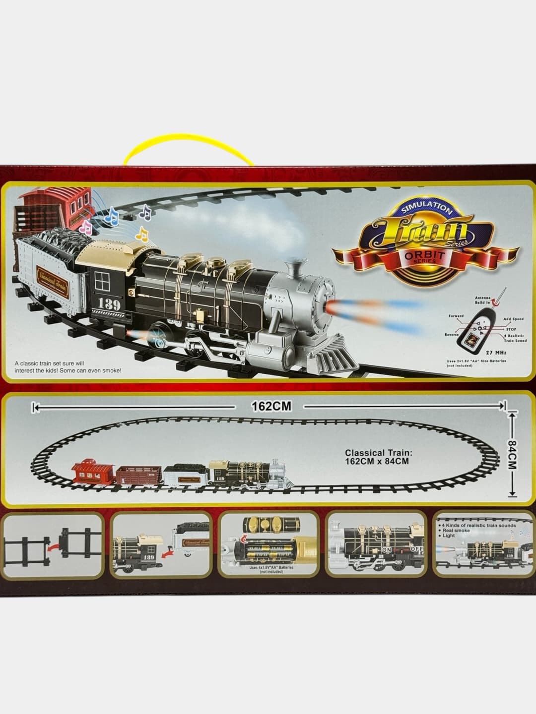 Железная дорога Orbit Train 3054, с пультом управления, развивающая, для детей от 3 лет — фото 6