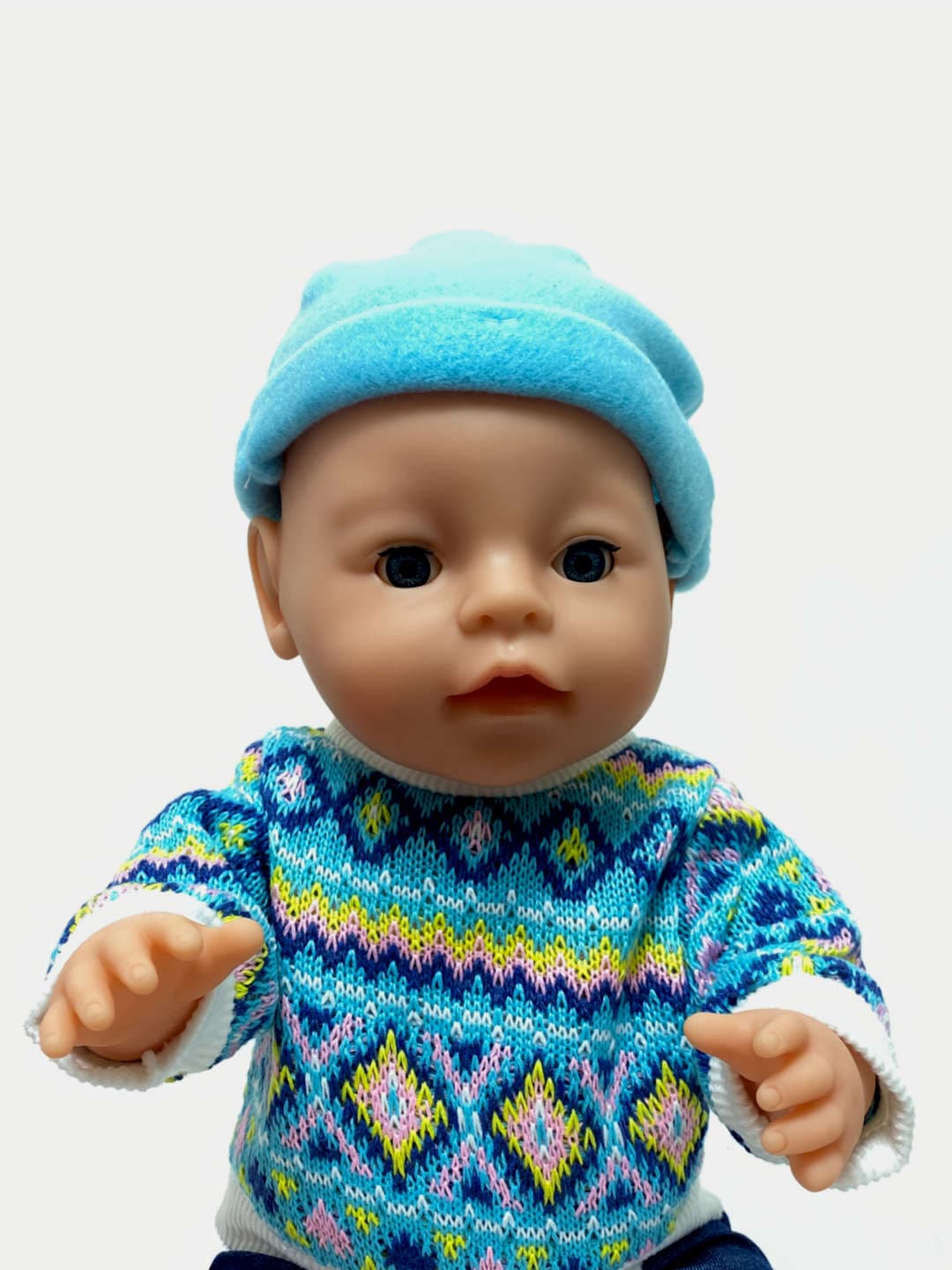 Интерактивная кукла-пупс Yale Baby, 8 функций, звук, пьет и писает, для детей — фото 2