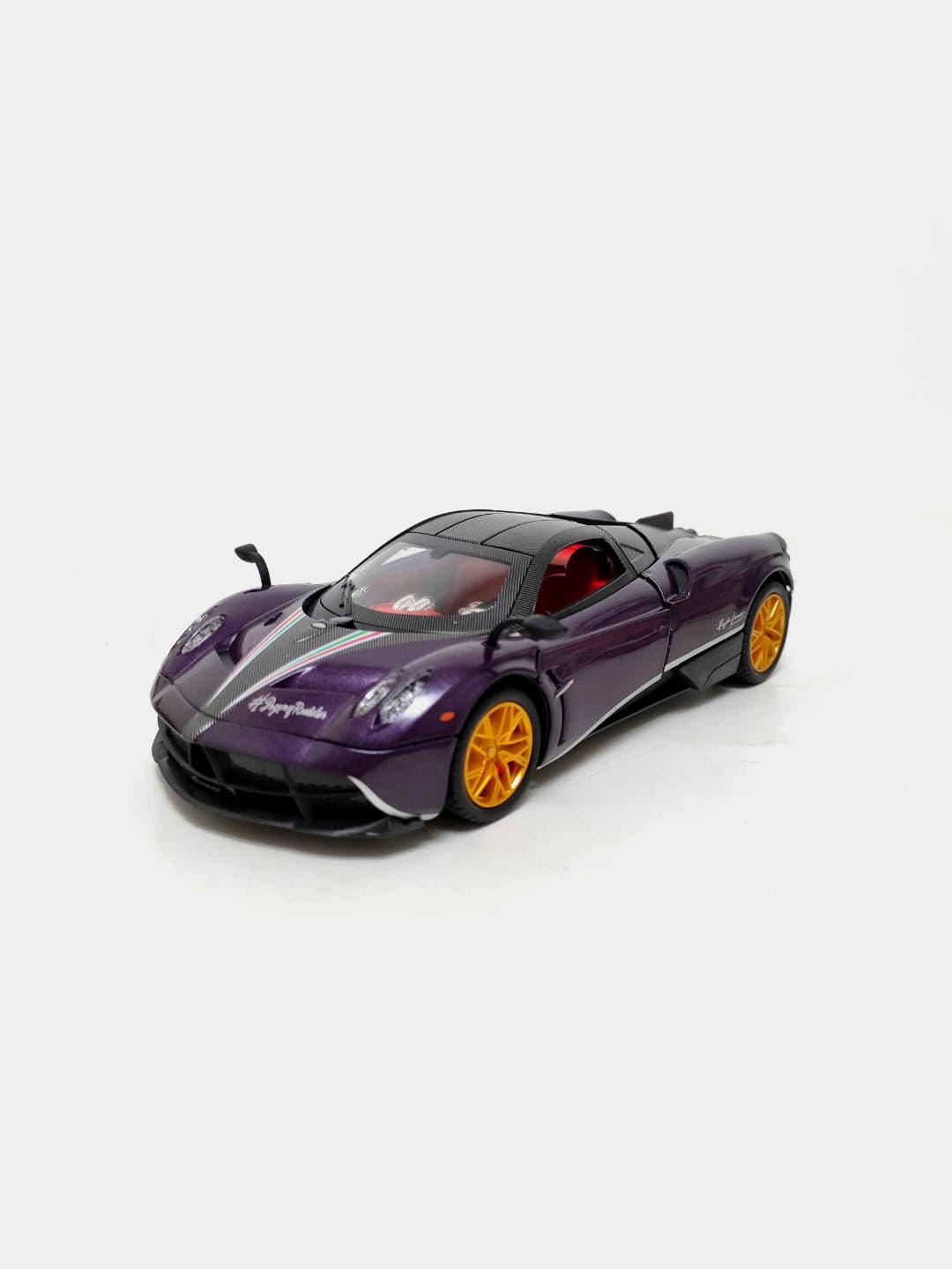 Металлическая модель Pagani Huayra Dinastia 1:24, открывающиеся двери, для детей — фото 2