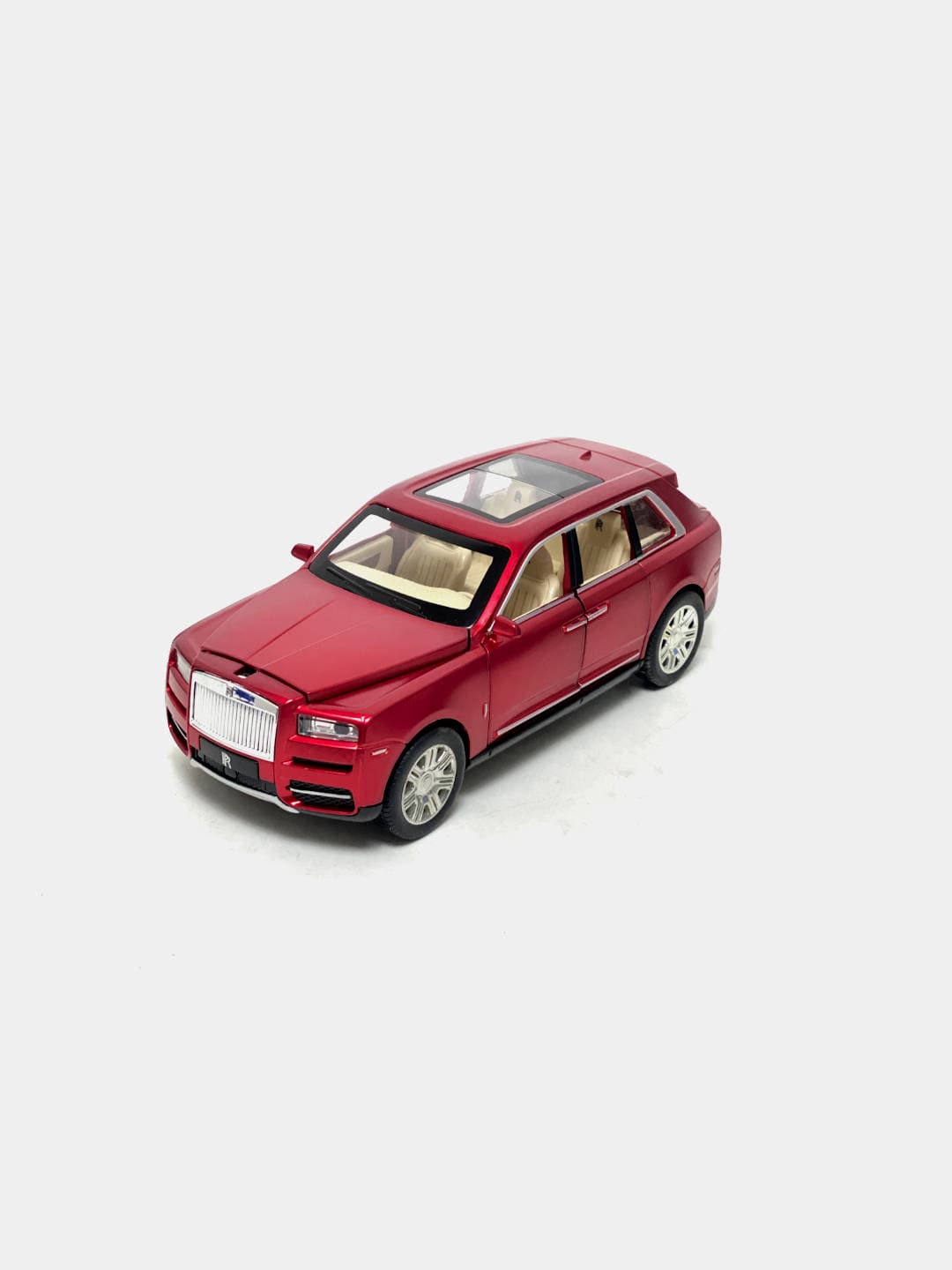 Металлическая машинка Rolls-Royce Cullinan, 1:24, с инерционным механизмом, для детей от 3 лет, открывающиеся двери — фото 3