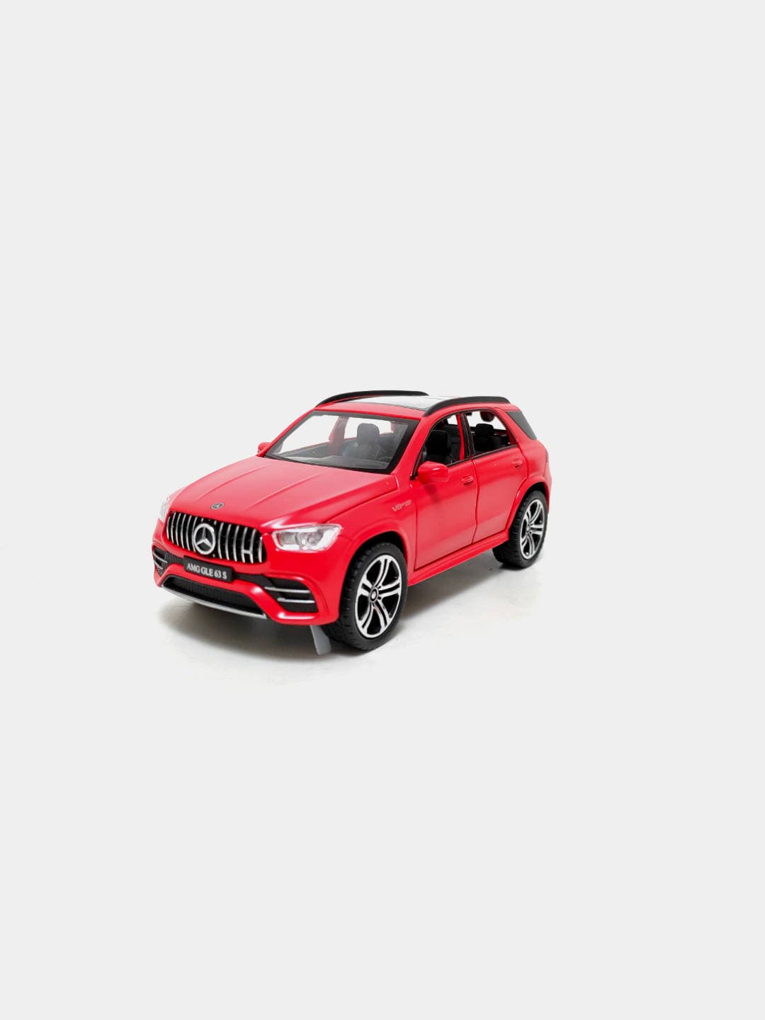 Детская модель Mercedes GLE 63S черная, металл, интерактивная 25 см. — фото 2