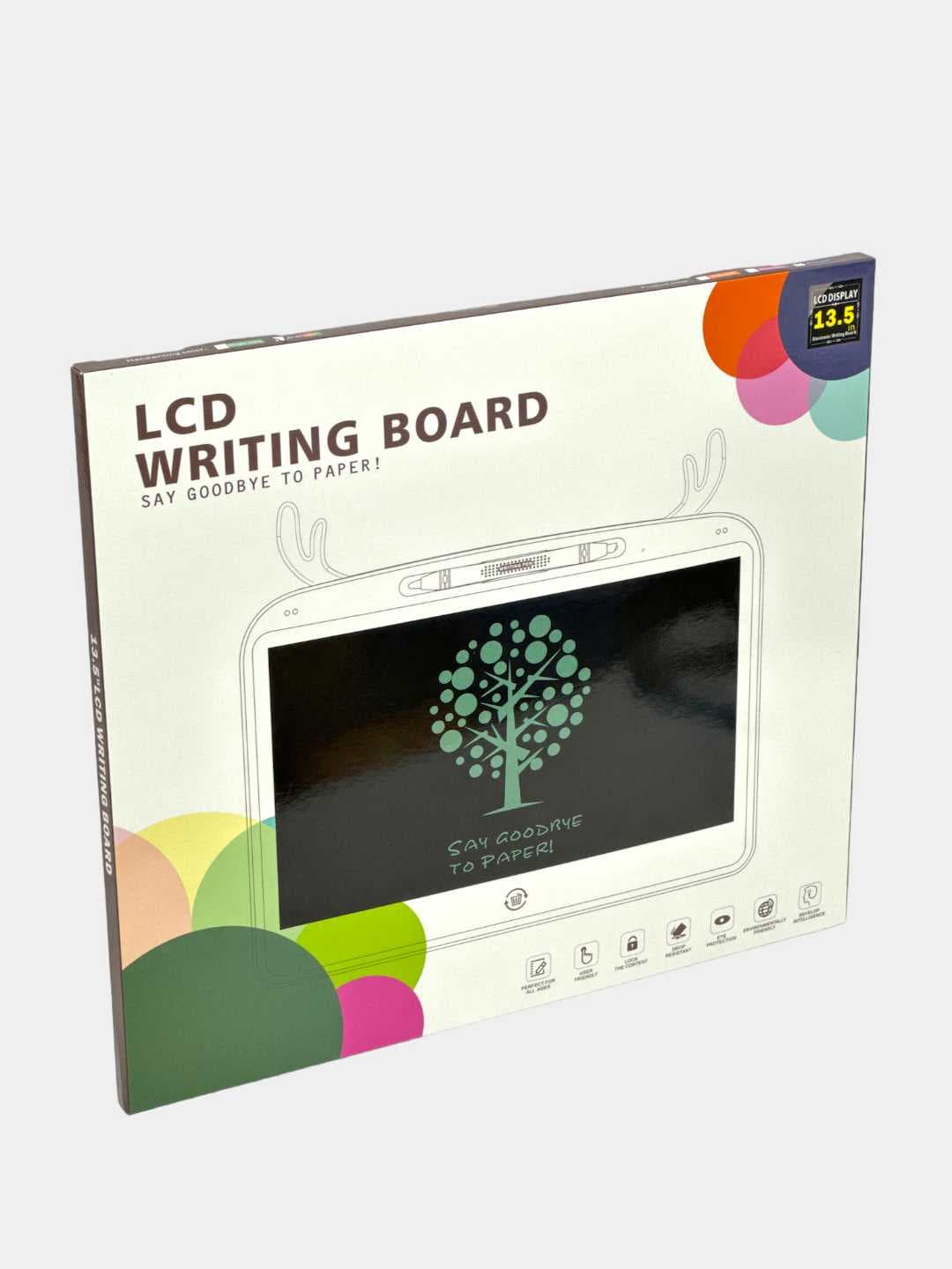 Цветная LCD доска для рисования 13.5 дюймов, графический планшет для детей