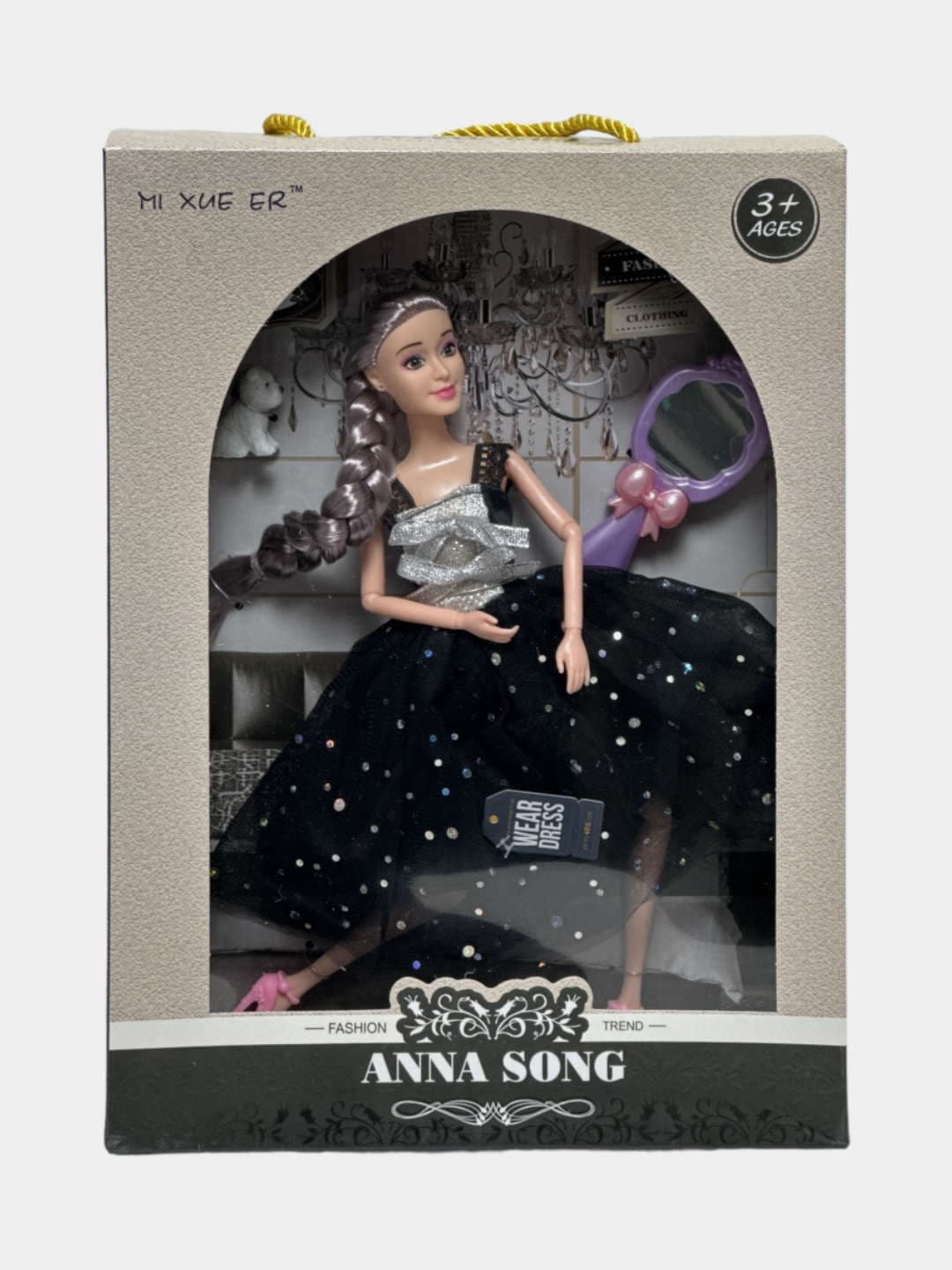 Кукла Anna Song стильная с пайетками для девочек модная игрушка 30 см. — фото 2