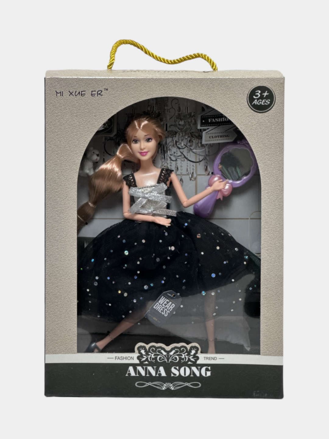Кукла Anna Song стильная с пайетками для девочек модная игрушка 30 см. — фото 4