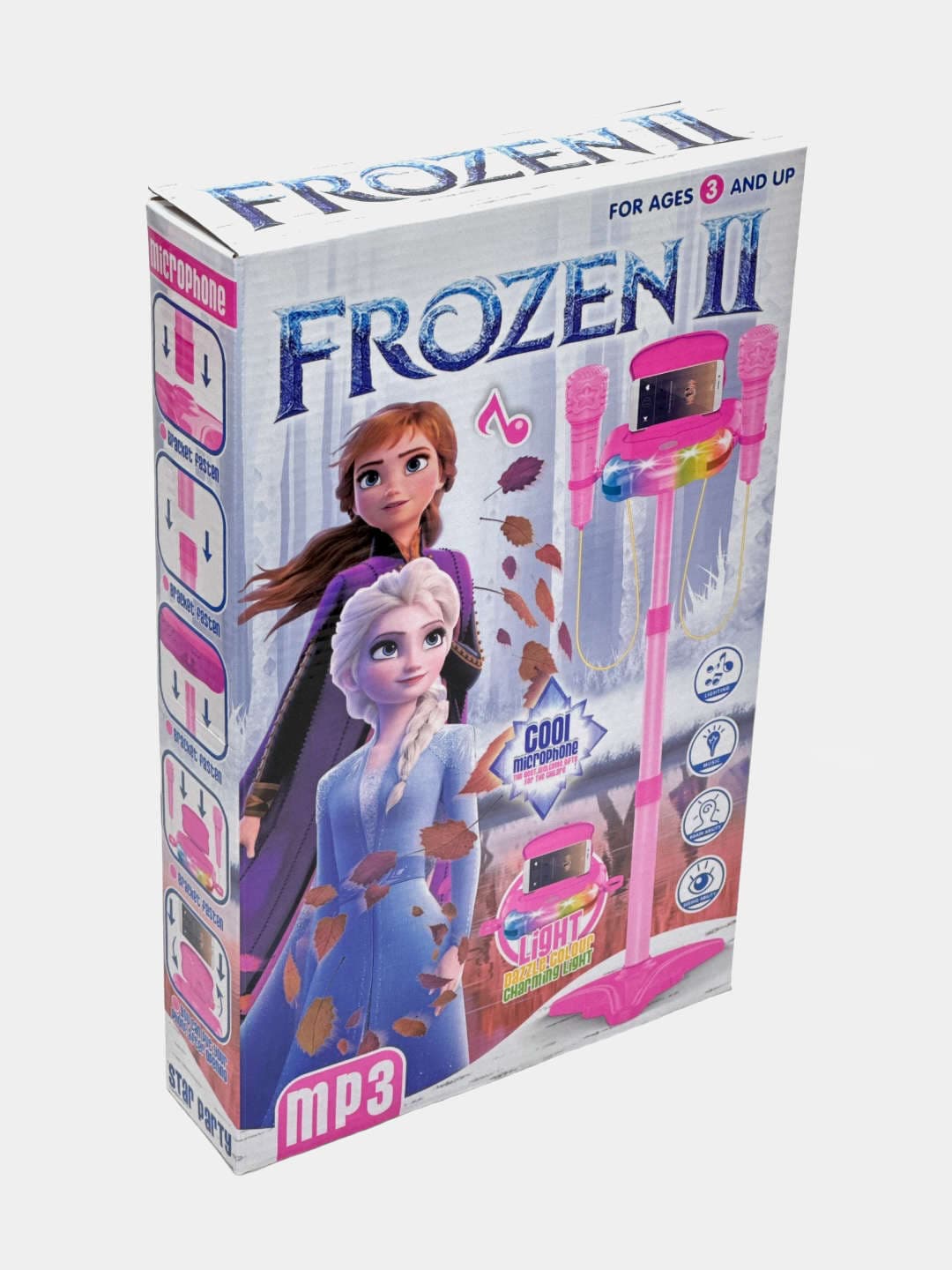 Микрофон Холодное сердце, детская музыкальная игрушка Frozen для девочек