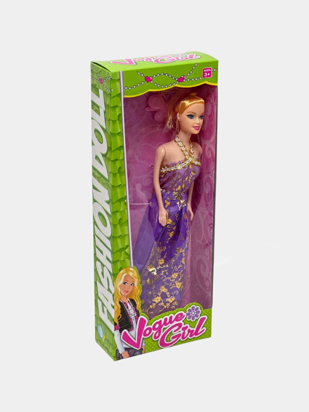 Кукла Vogue Girl HL001-22, Стильная игрушка в вечернем платье, Для маленьких модниц от 3 лет, Развивает воображение