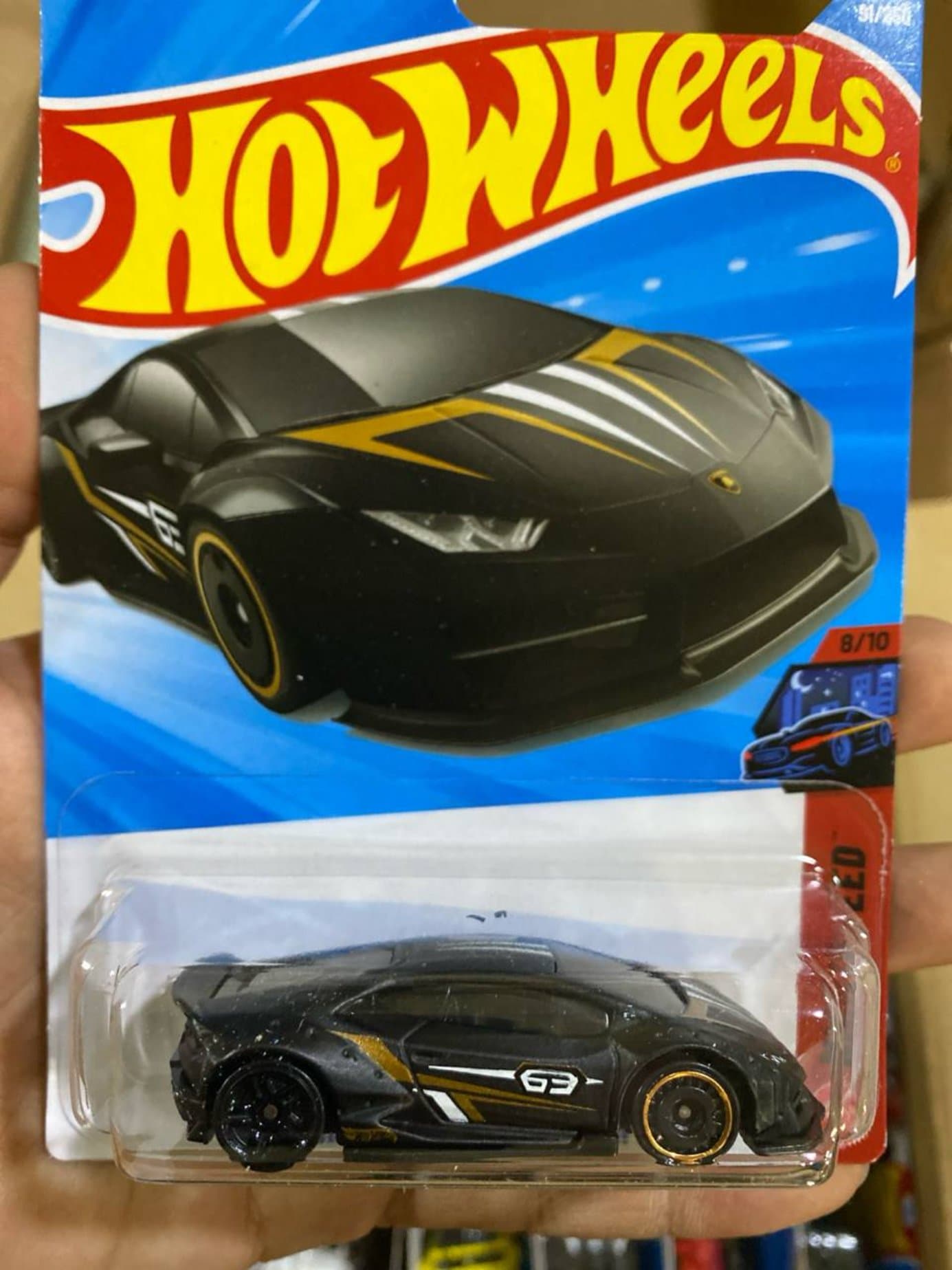 Масштабная машинка Hot Wheels Mattel, Металлический корпус Die-Cast, Для детей и коллекционеров, В блистере — фото 8