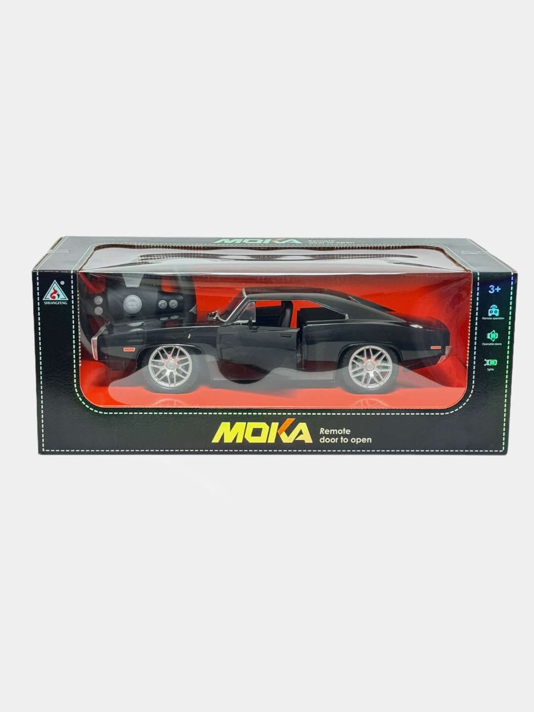 Радиоуправляемая машина Moka Dodge с открывающимися дверями и светом фар на аккумуляторе — фото 2