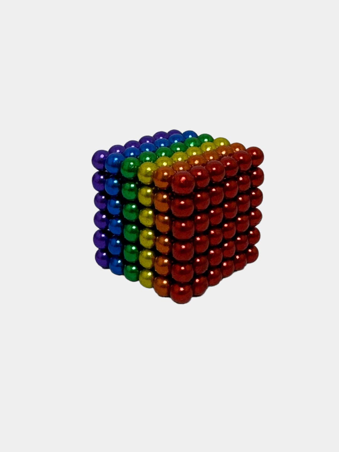 Магнитный конструктор Неокуб радужный, 3D модели, Для подростков и школьников, STEM игрушка — фото 2
