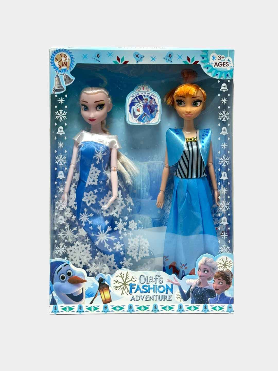 Набор кукол Disney Frozen Эльза и Анна мультяшные 30 см, 2 шт. — фото 2