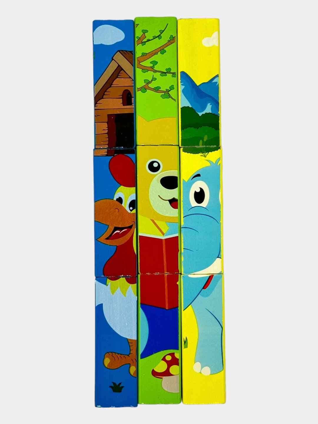 Деревянные игрушки дженга пазл Multifunctional Puzzle Jenga с молоточком — фото 3