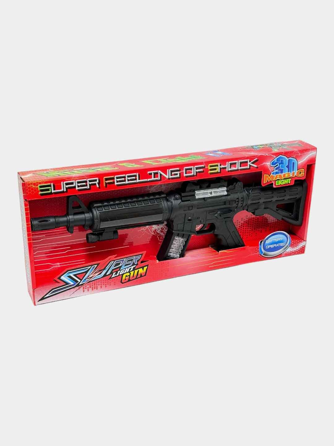 Игрушка автомат М14 черный со светом и музыкой YS-919A.