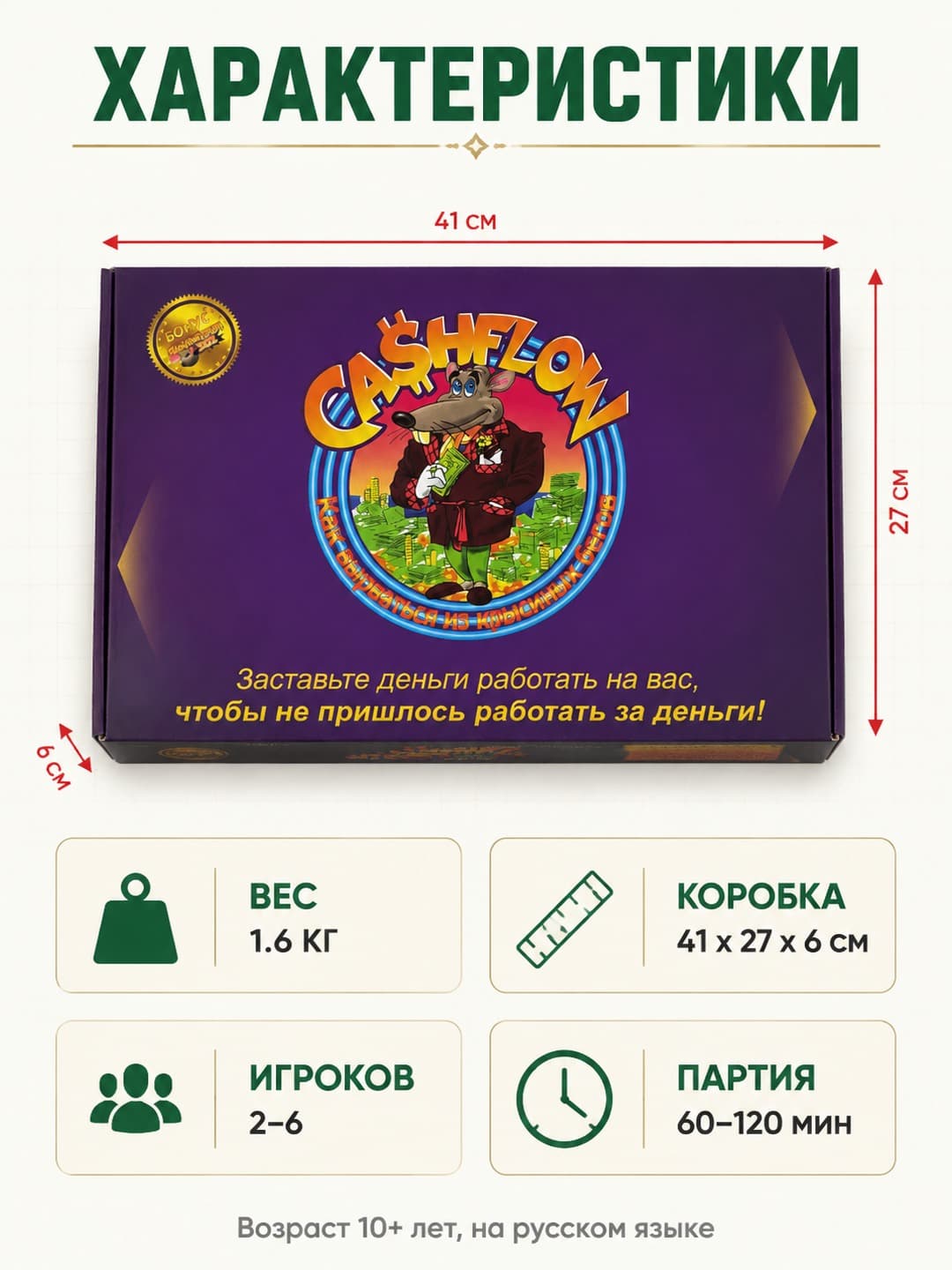 Настольная игра Денежный поток Cashflow, Финансовый тренажер 2024, Для детей и взрослых, Обучающая стратегия — фото 4