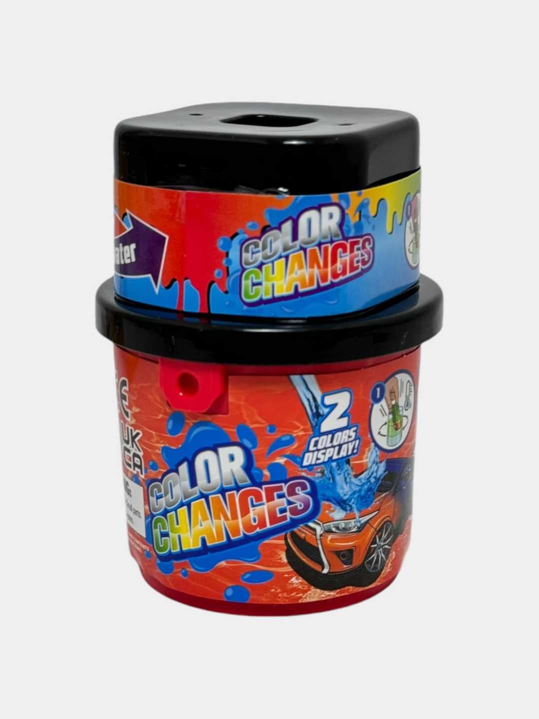 Машинки Hot Wheels Color Shifters, Меняющие цвет в воде, Набор для детей от 3 лет с дорожными знаками
