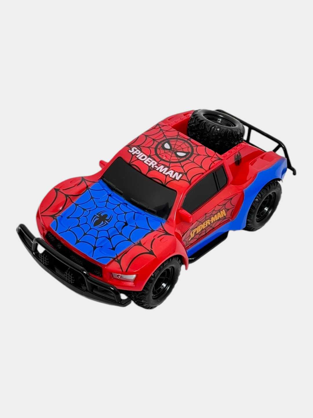 Радиоуправляемая машина Spider-Man, масштаб 1:20, для детей от 3 лет, прочный пластик — фото 2