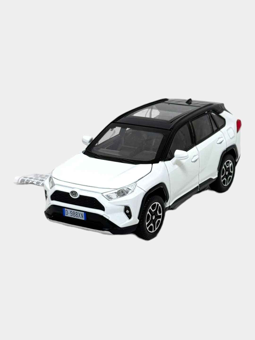 Металлическая игрушечная машина Tayota RAV-4, литая, детализированная, 1:32, для детей от 3 лет.