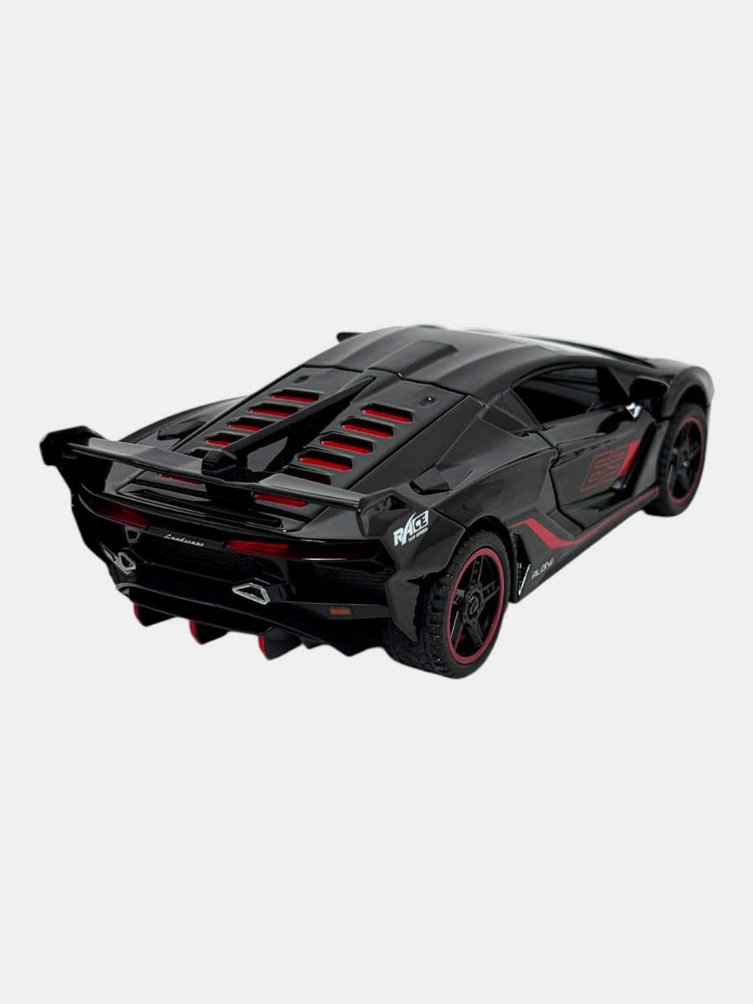 Коллекционная модель Ламборгини Speed Hunters красный спорткар 1:18 — фото 5