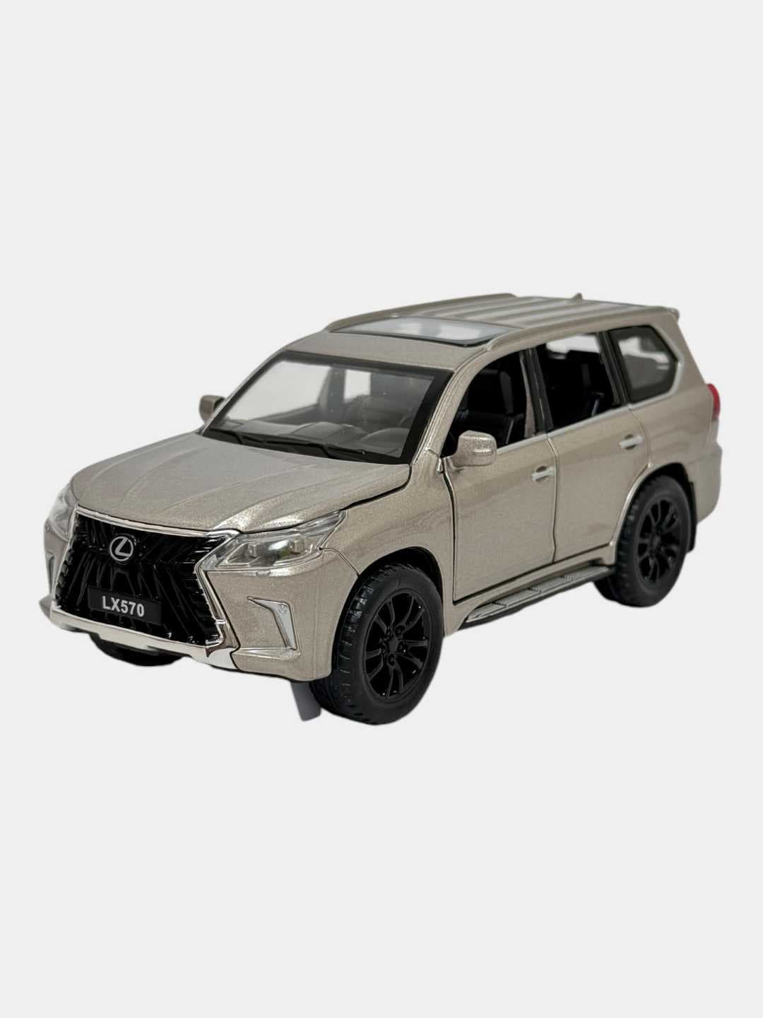 Металлическая игрушечная машина для обучения детей Lexus LX570 — фото 4