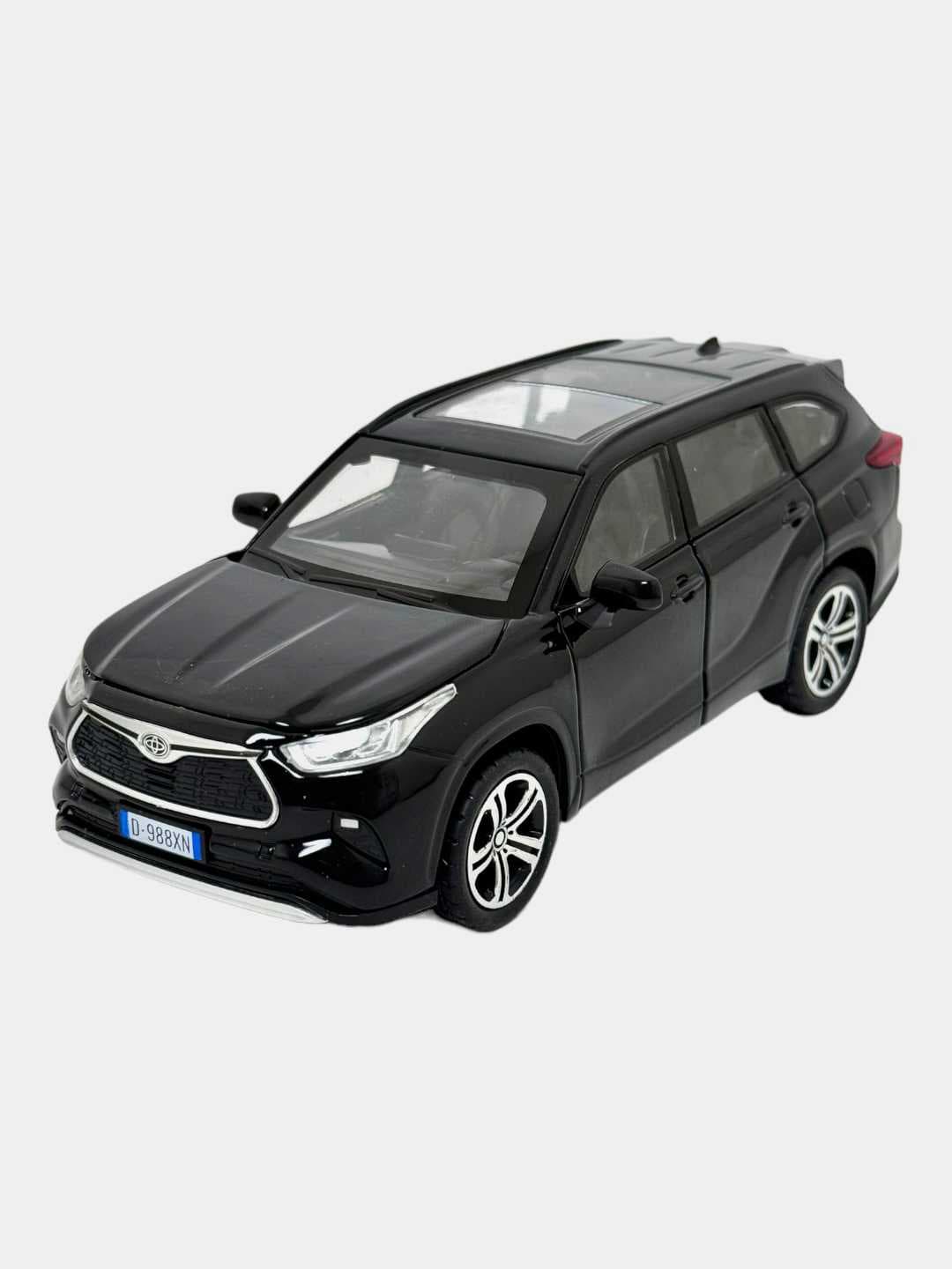 Модель Toyota Highlander 1:32, металл. детализация, открыв. двери, для автолюбителей