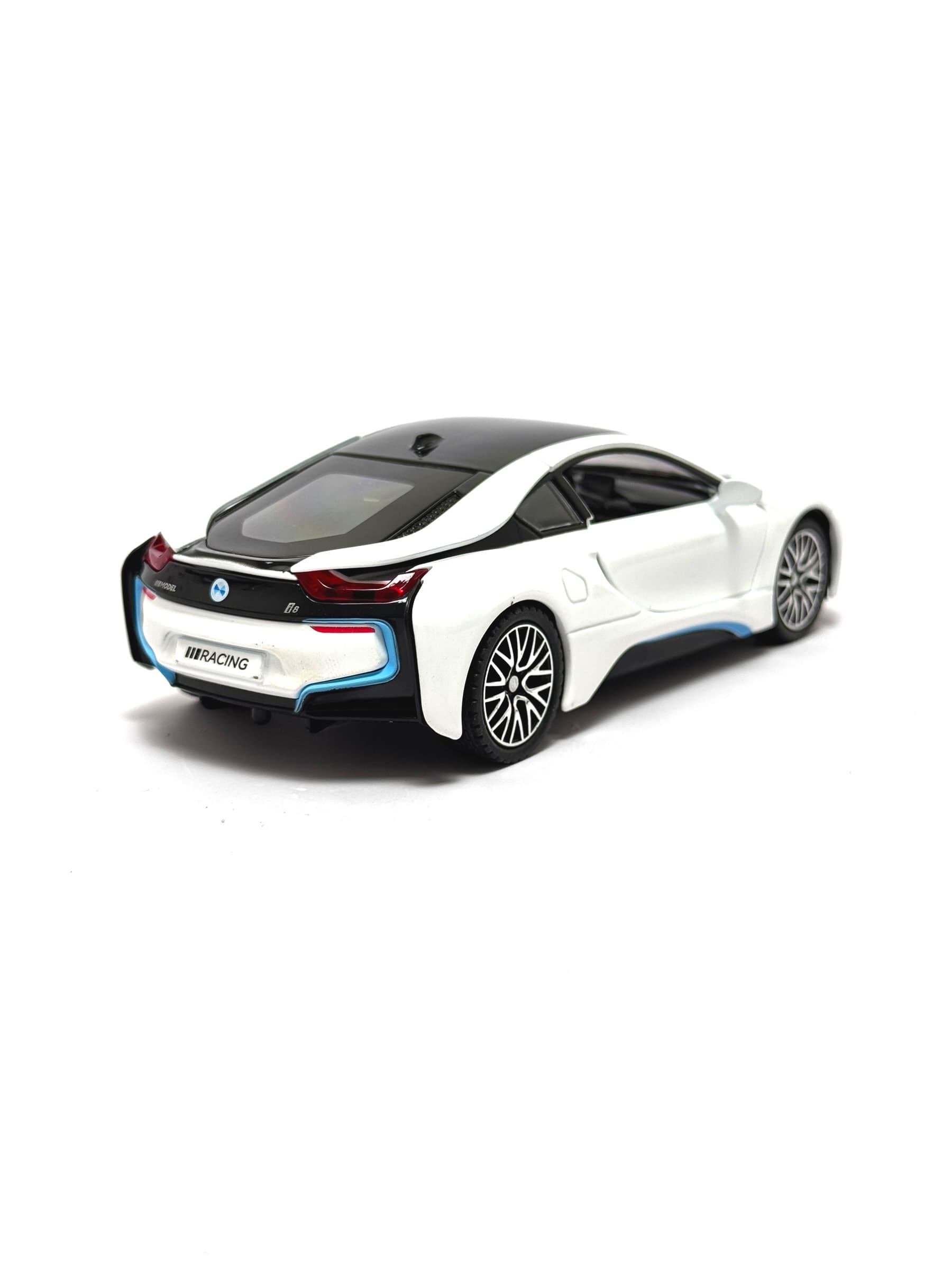 Коллекционная модель BMW i8 для детей 3+ набор из 3 цветов 10 см. — фото 5