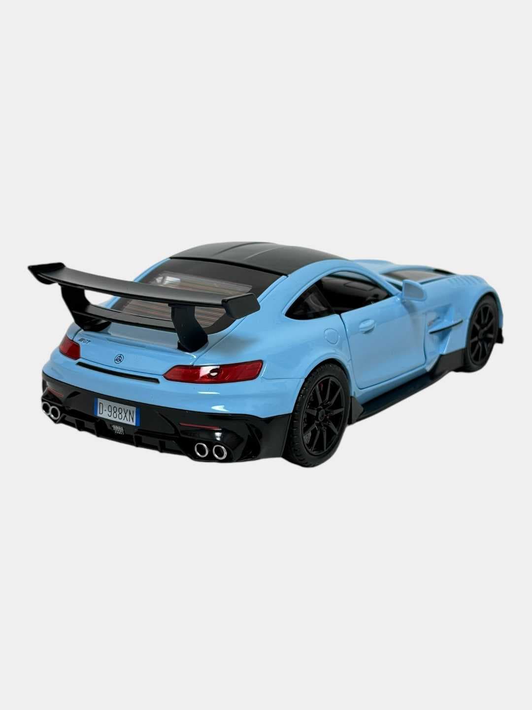 Металлическая модель Mercedes Benz AMG GT 1:24, инерционная машинка со звуком и светом — фото 6