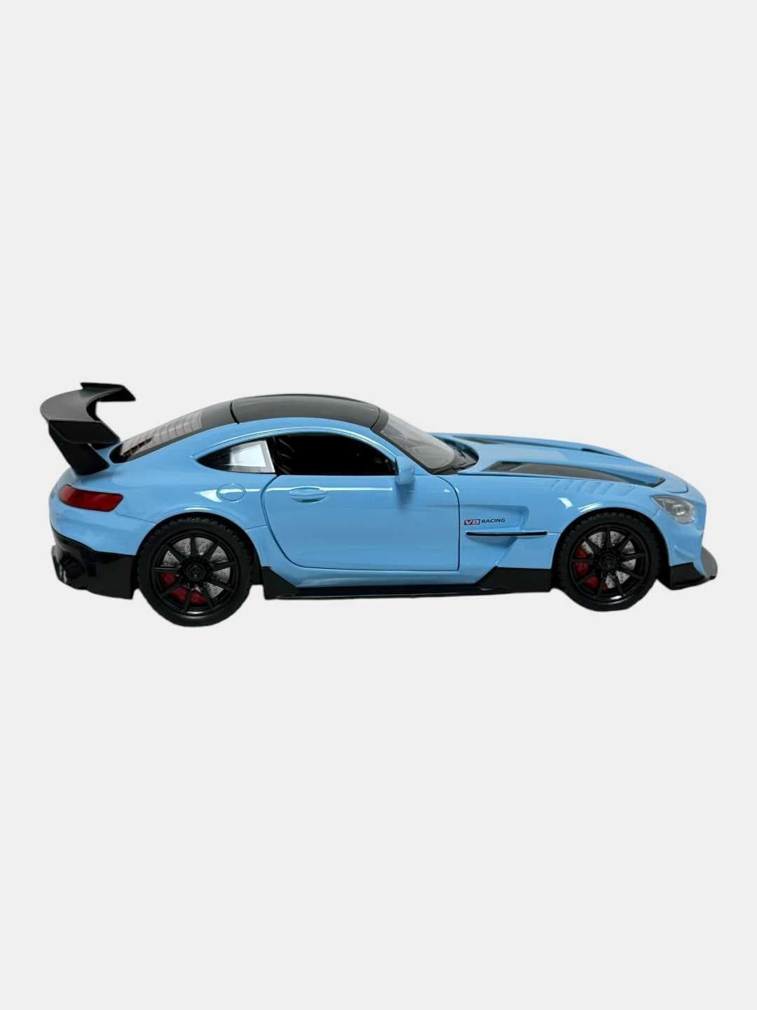 Металлическая модель Mercedes Benz AMG GT 1:24, инерционная машинка со звуком и светом — фото 7