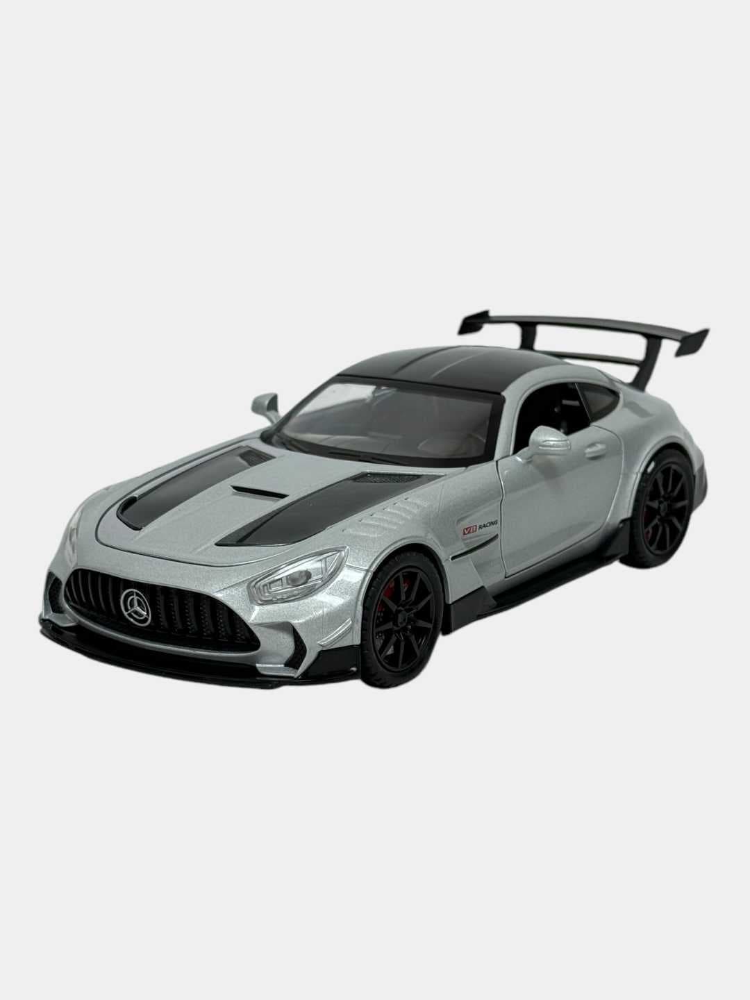 Металлическая модель Mercedes Benz AMG GT 1:24, инерционная машинка со звуком и светом — фото 8
