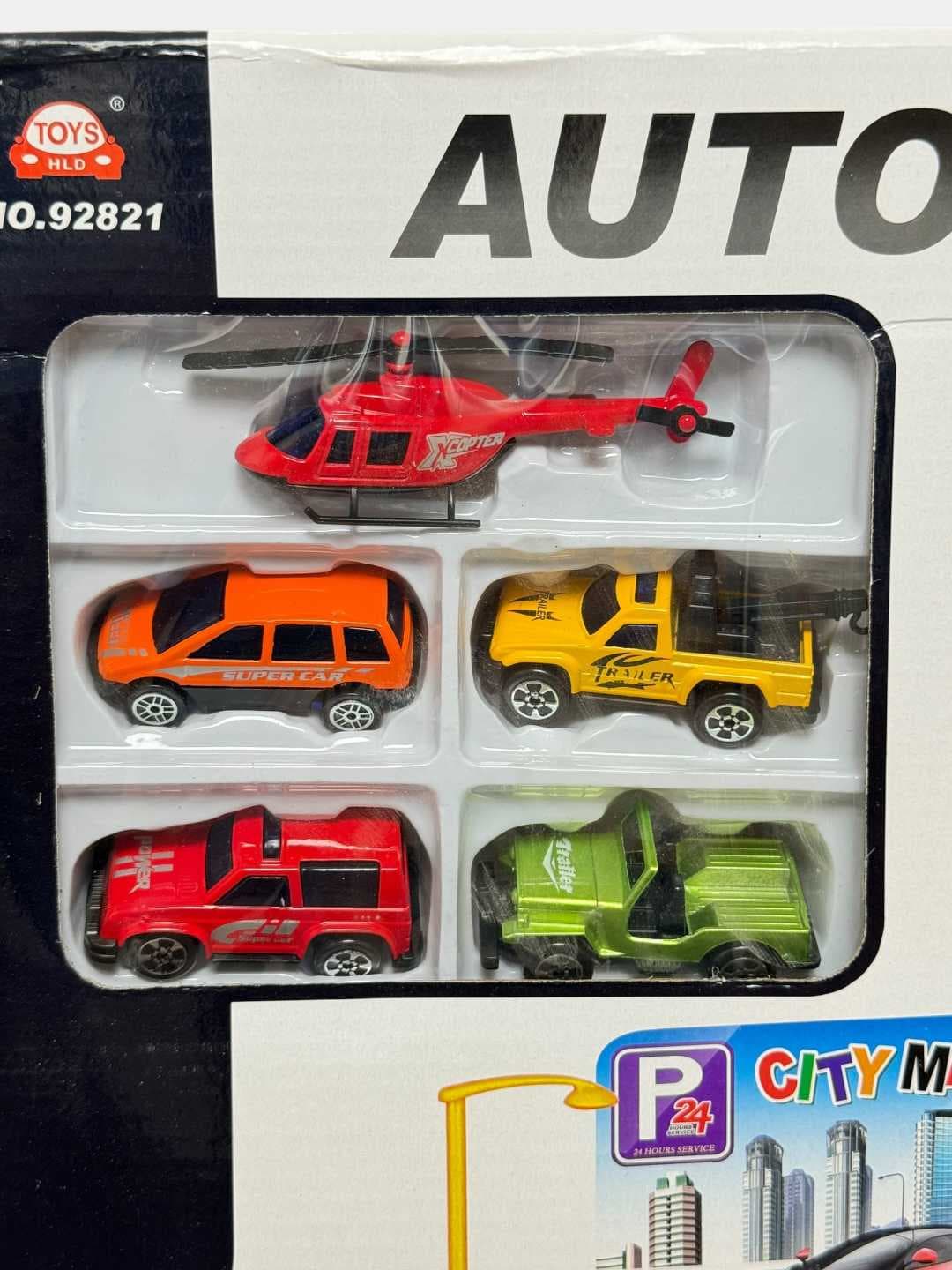 Игровой набор Гараж парковка Auto Building 4 уровня, с лифтом и 5 машинами — фото 7