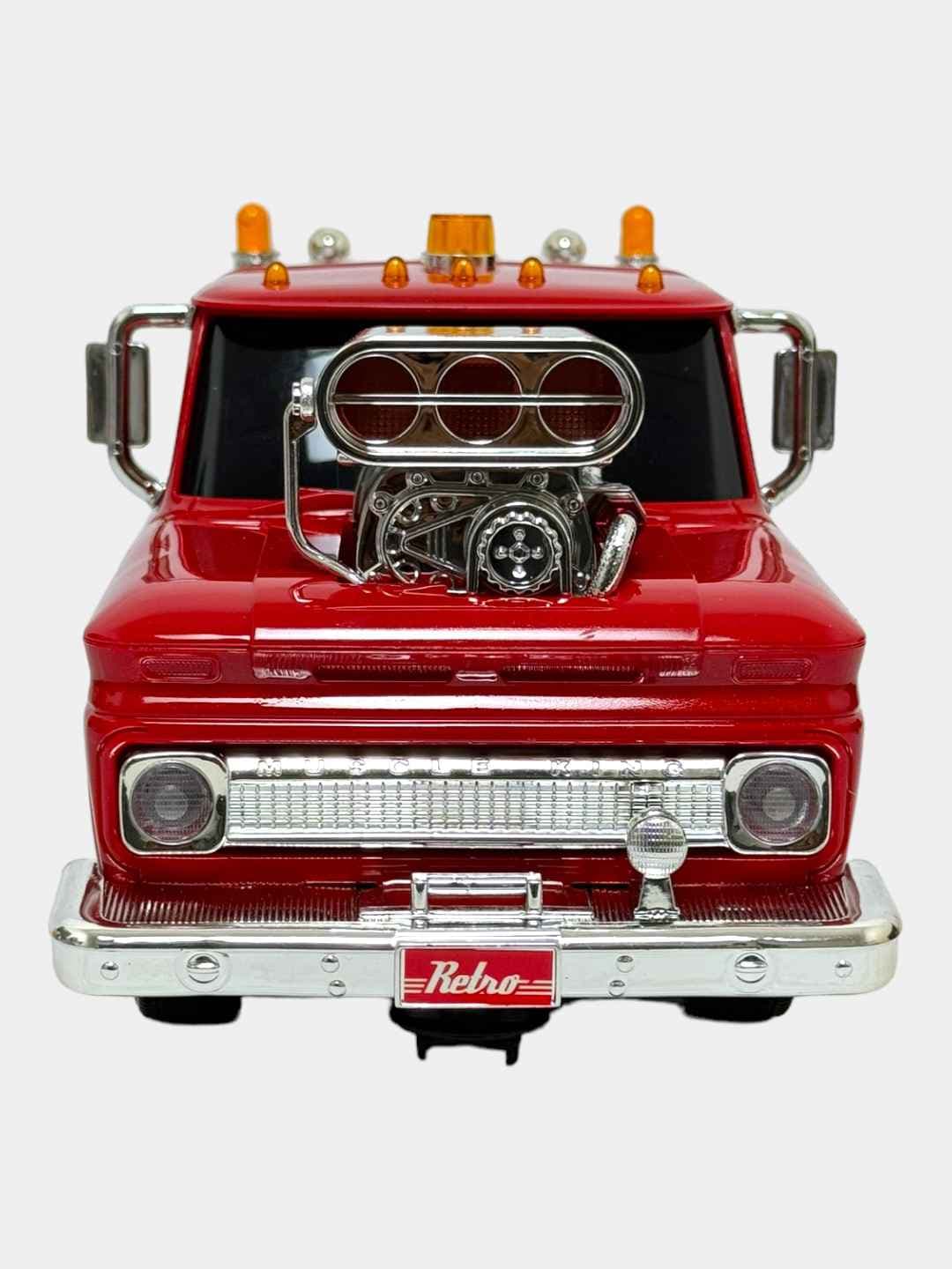 Радиоуправляемая машина Hot Rod Пожарный детский 3D-LED, автомобиль развивающий — фото 5
