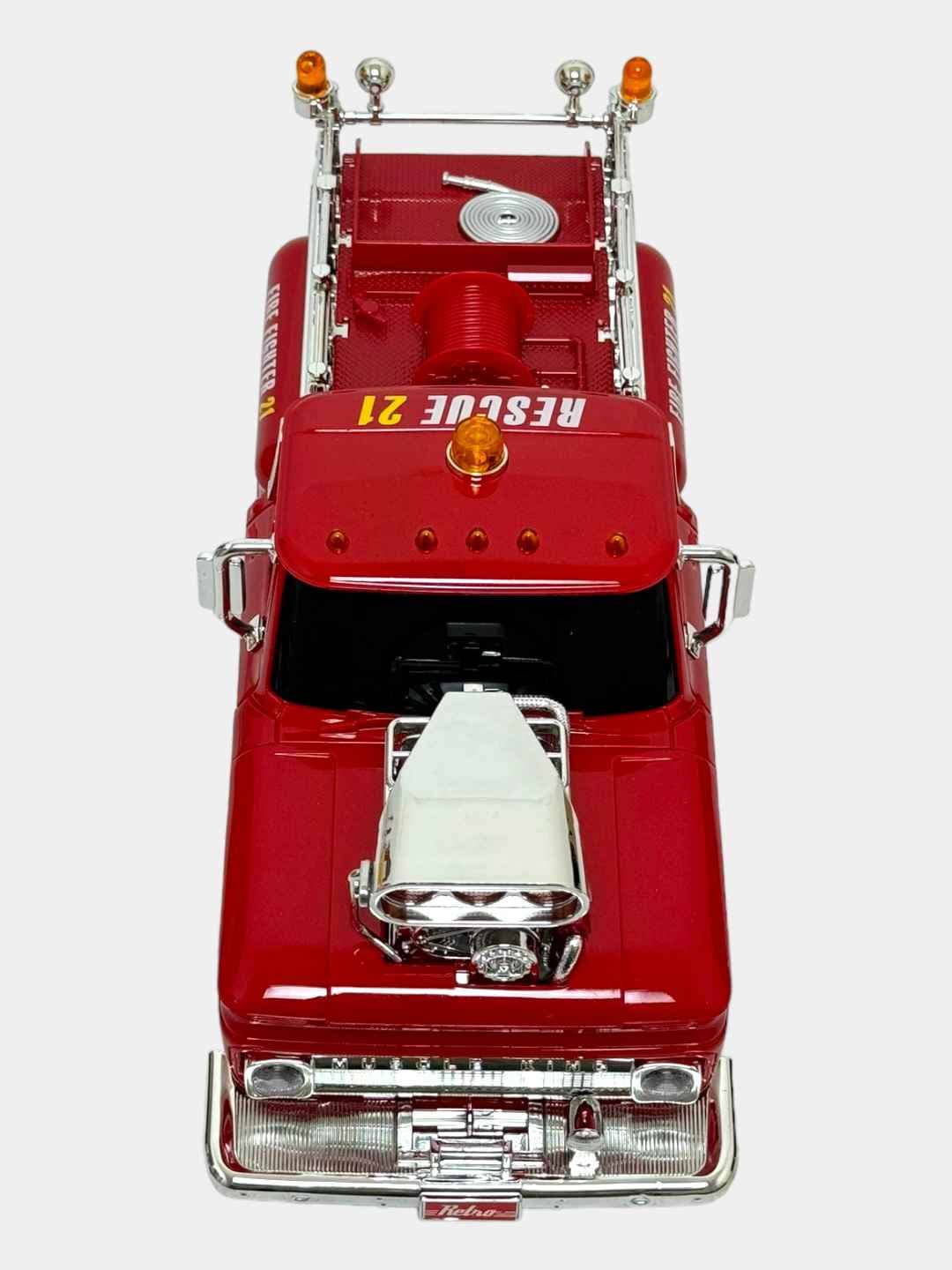 Радиоуправляемая машина Hot Rod Пожарный детский 3D-LED, автомобиль развивающий — фото 6
