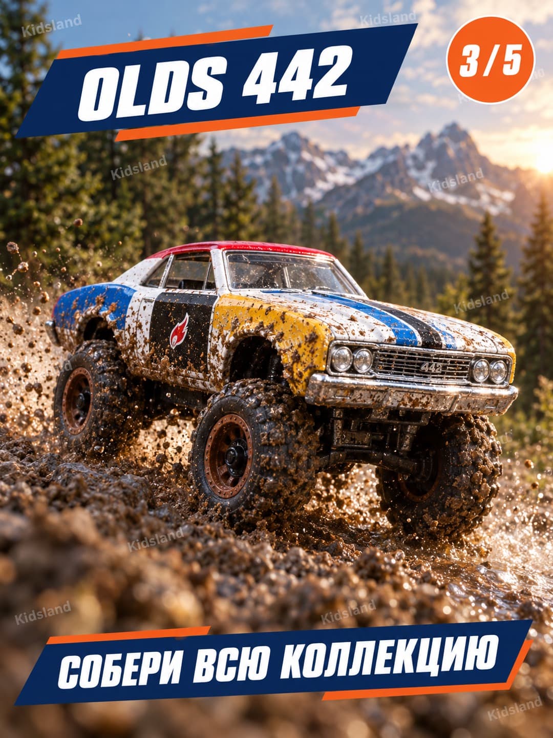 Металлическая игрушечная машина Hot Wheels Toyota Land Cruiser, коллекционная, для детей — фото 9