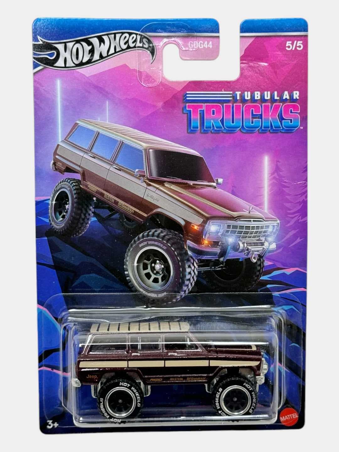 Металлическая модель Hot Wheels Tubular Trucks Chevy Blazer 4x4, Ретро-дизайн 80-х, Коллекционная машинка от 3 лет, Подарок фанатам внедорожников — фото 5