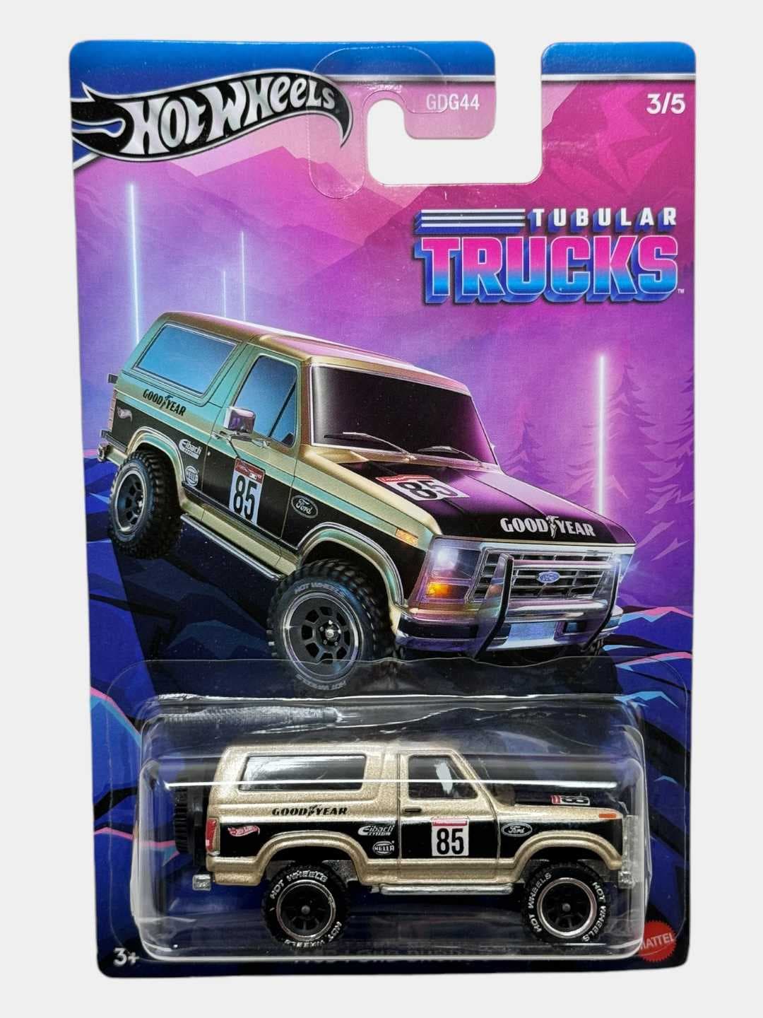 Металлическая модель Hot Wheels Tubular Trucks Chevy Blazer 4x4, Ретро-дизайн 80-х, Коллекционная машинка от 3 лет, Подарок фанатам внедорожников — фото 2