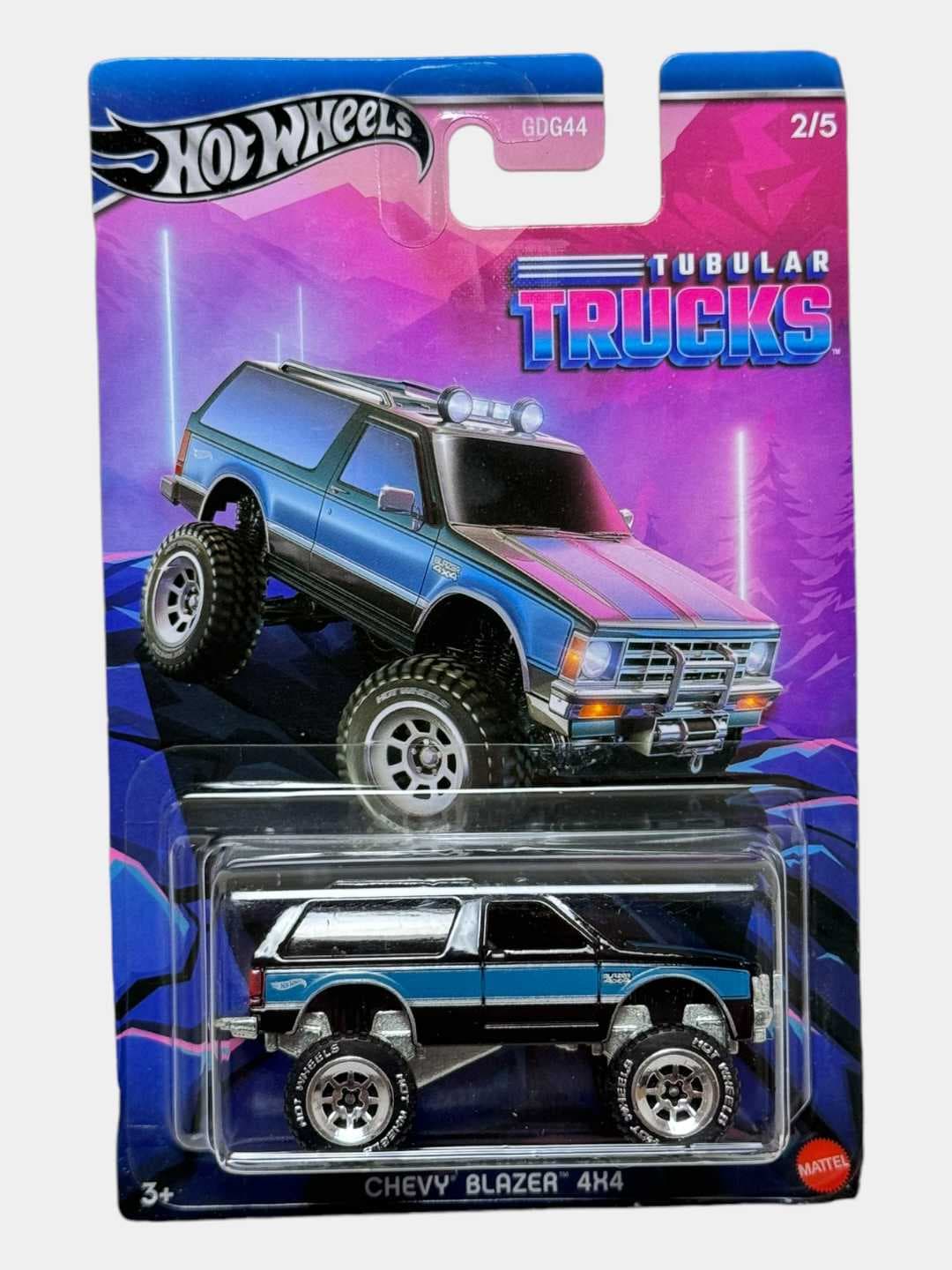 Металлическая модель Hot Wheels Tubular Trucks Chevy Blazer 4x4, Ретро-дизайн 80-х, Коллекционная машинка от 3 лет, Подарок фанатам внедорожников