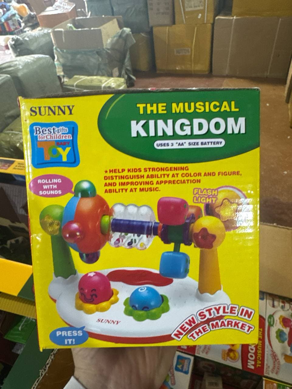 Музыкальный развивающий центр The Musical Kingdom, Интерактивная панель со светом и звуком, Для детей 6-36 месяцев — фото 2