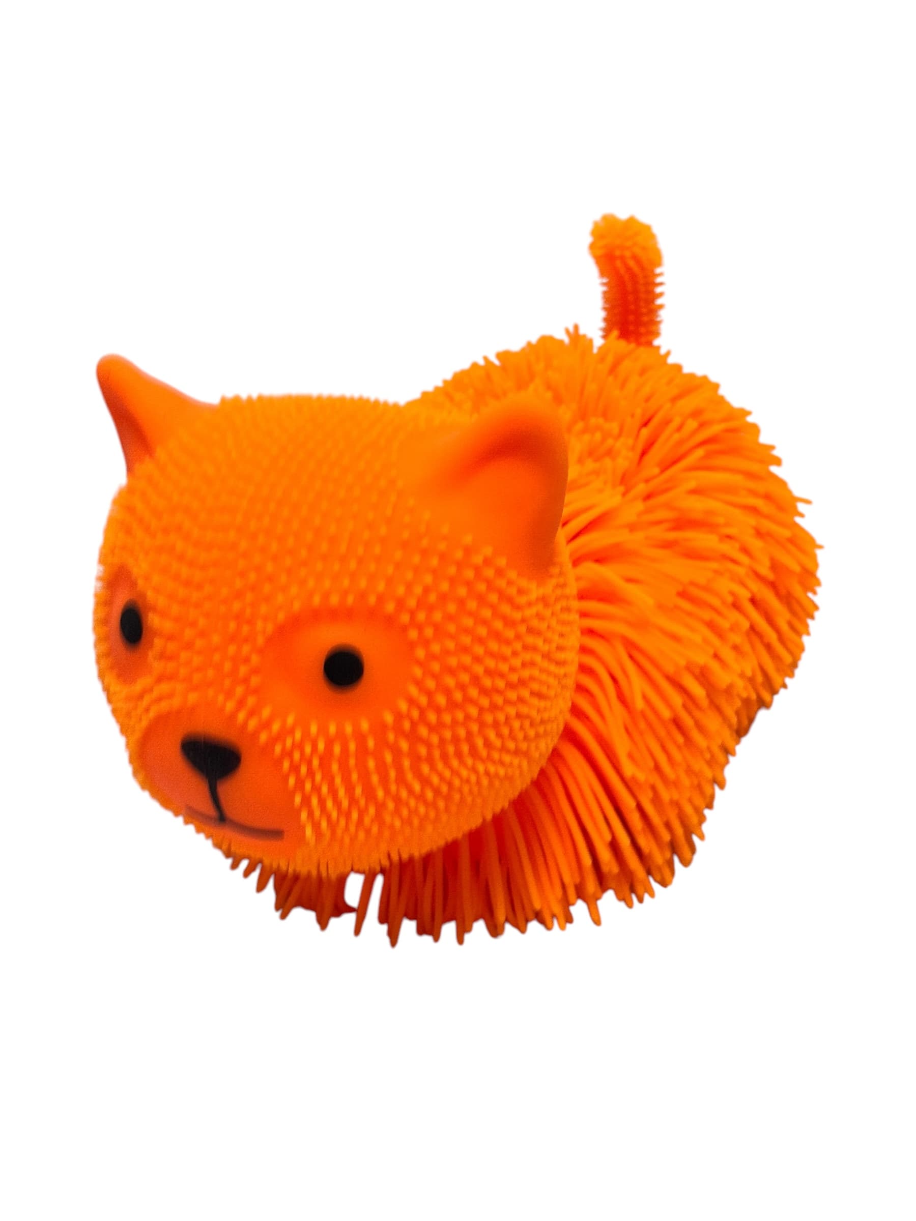 Синяя игрушка-антистресс кошечка, Тактильная и развивающая, Для детей и сенсорных занятий, Помогает успокоиться — фото 6