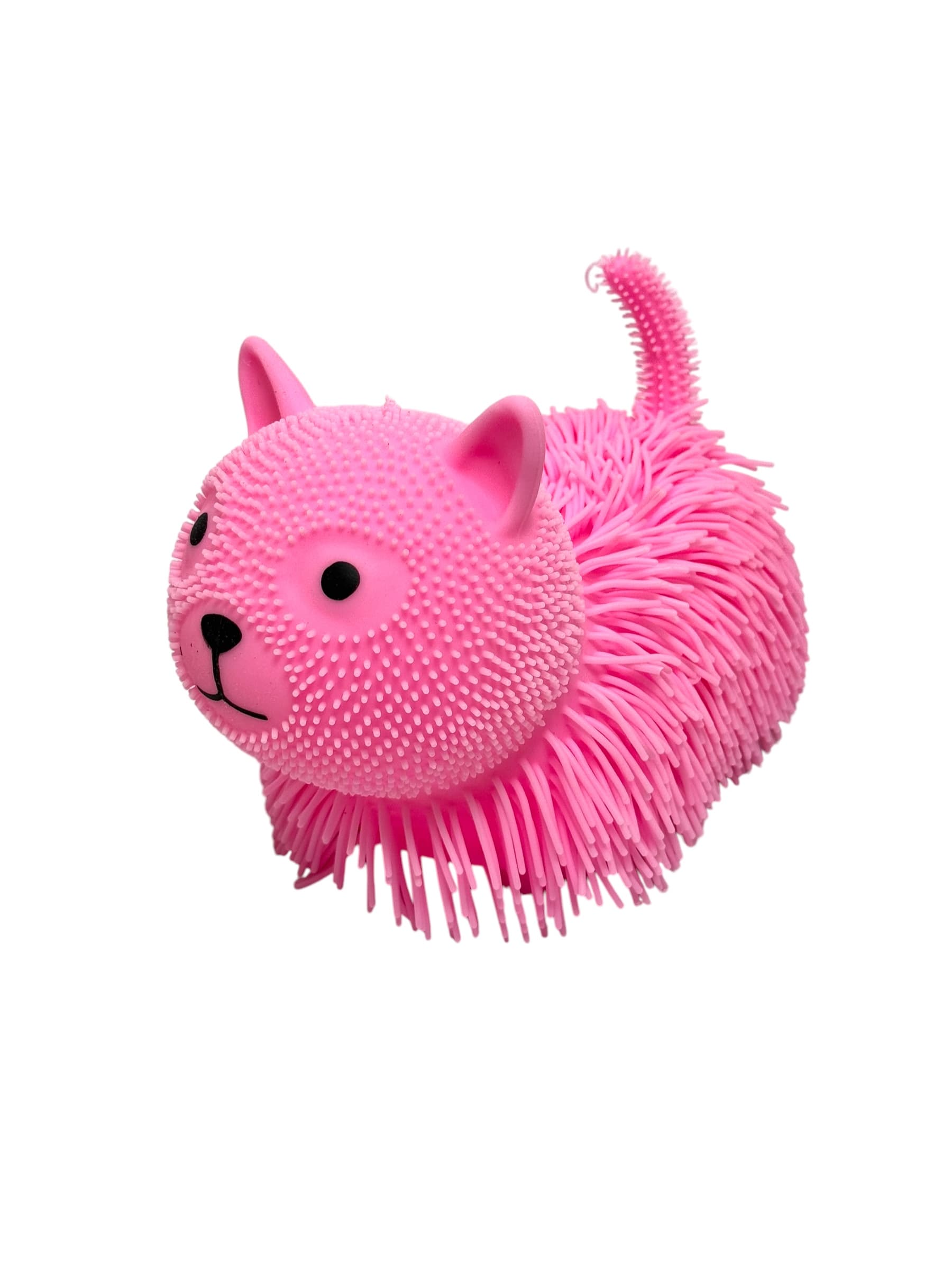 Синяя игрушка-антистресс кошечка, Тактильная и развивающая, Для детей и сенсорных занятий, Помогает успокоиться — фото 5