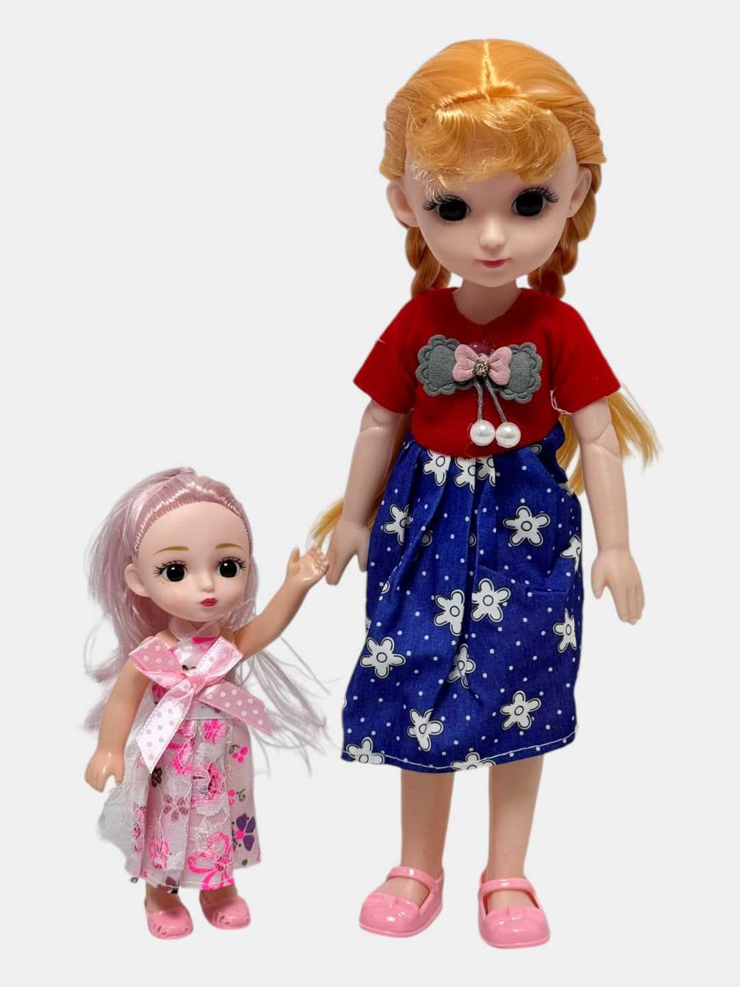 Игровой набор Кукла с дочкой, куклы семья с аксессуарами, подарок для девочек — фото 3