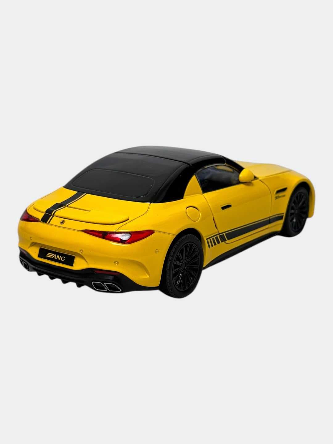 Металлическая модель Mercedes Benz SL63 Die-Cast, детализированное спорт-купе для детей от 3 лет и коллекционеров, реалистичная реплика — фото 5