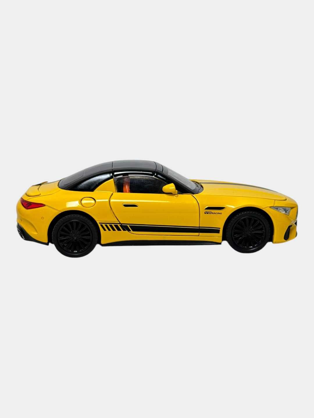 Металлическая модель Mercedes Benz SL63 Die-Cast, детализированное спорт-купе для детей от 3 лет и коллекционеров, реалистичная реплика — фото 6