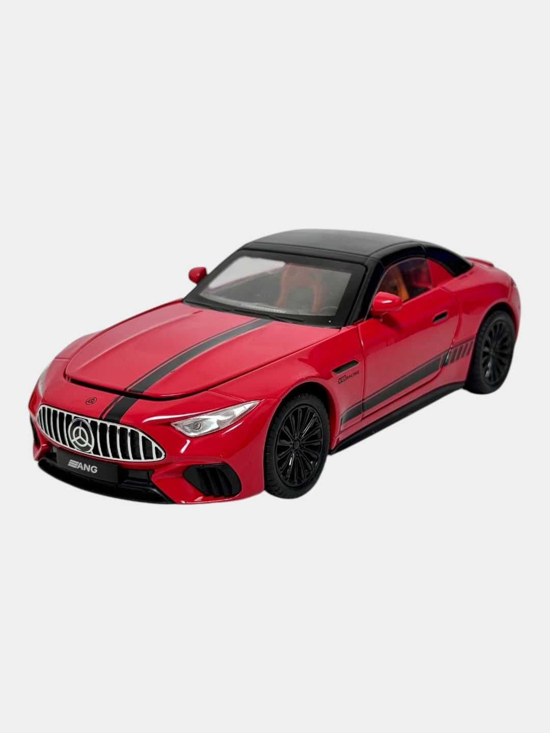 Металлическая модель Mercedes Benz SL63 Die-Cast, детализированное спорт-купе для детей от 3 лет и коллекционеров, реалистичная реплика — фото 7