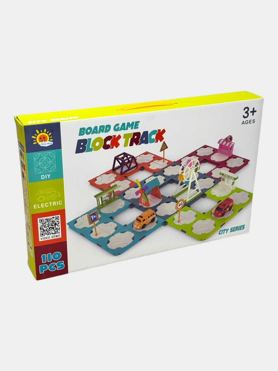 Block Track строительный набор, Городской стиль, 110 деталей, Для детей от 3 лет — фото 4