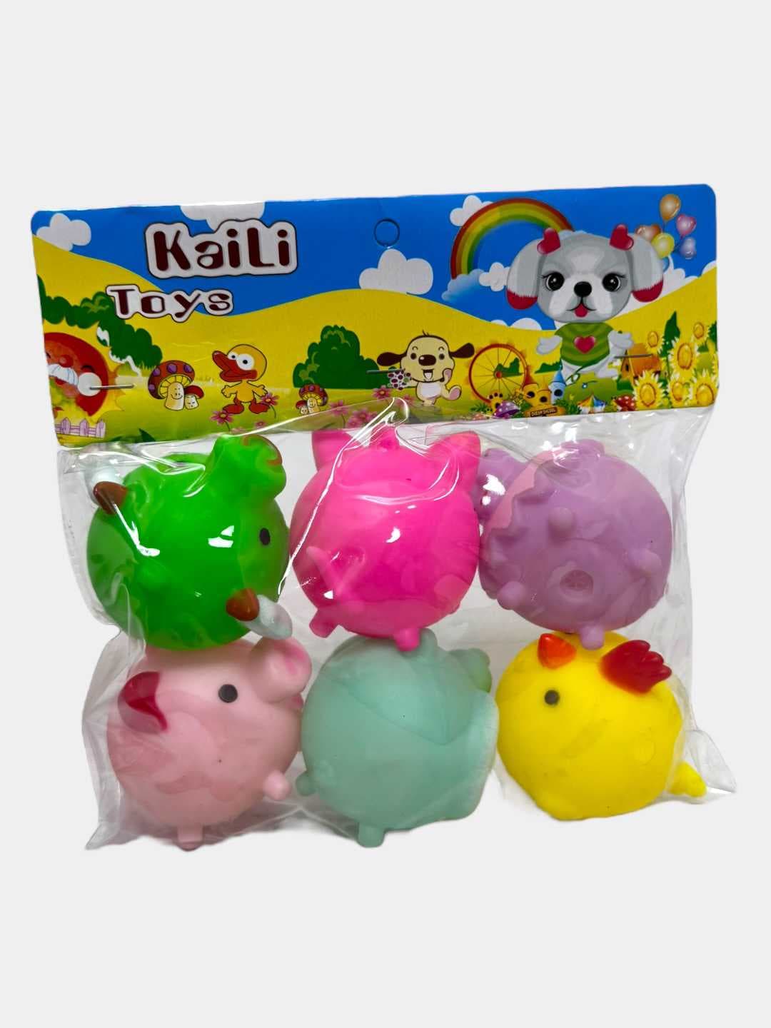 Набор пищалок Kaili Toys, Безопасные развивающие игрушки для младенцев, Стимулируют моторику и слух