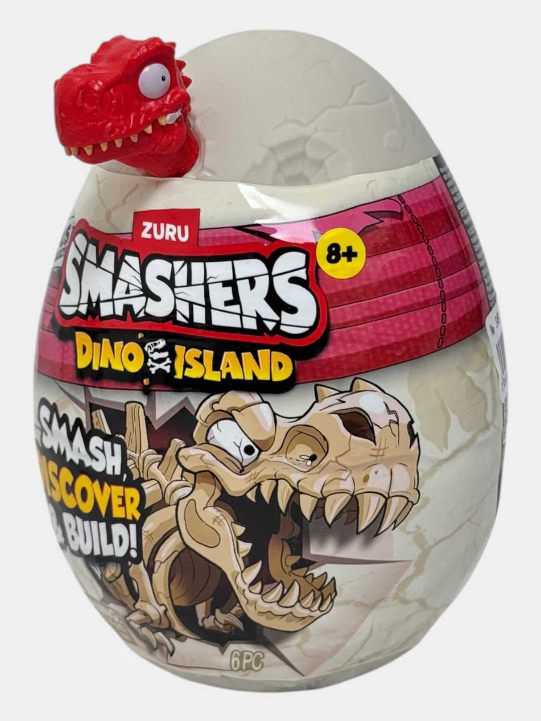 Игровой набор ZURU Smashers Мини-яйцо Остров динозавров со слаймом и песком — фото 2