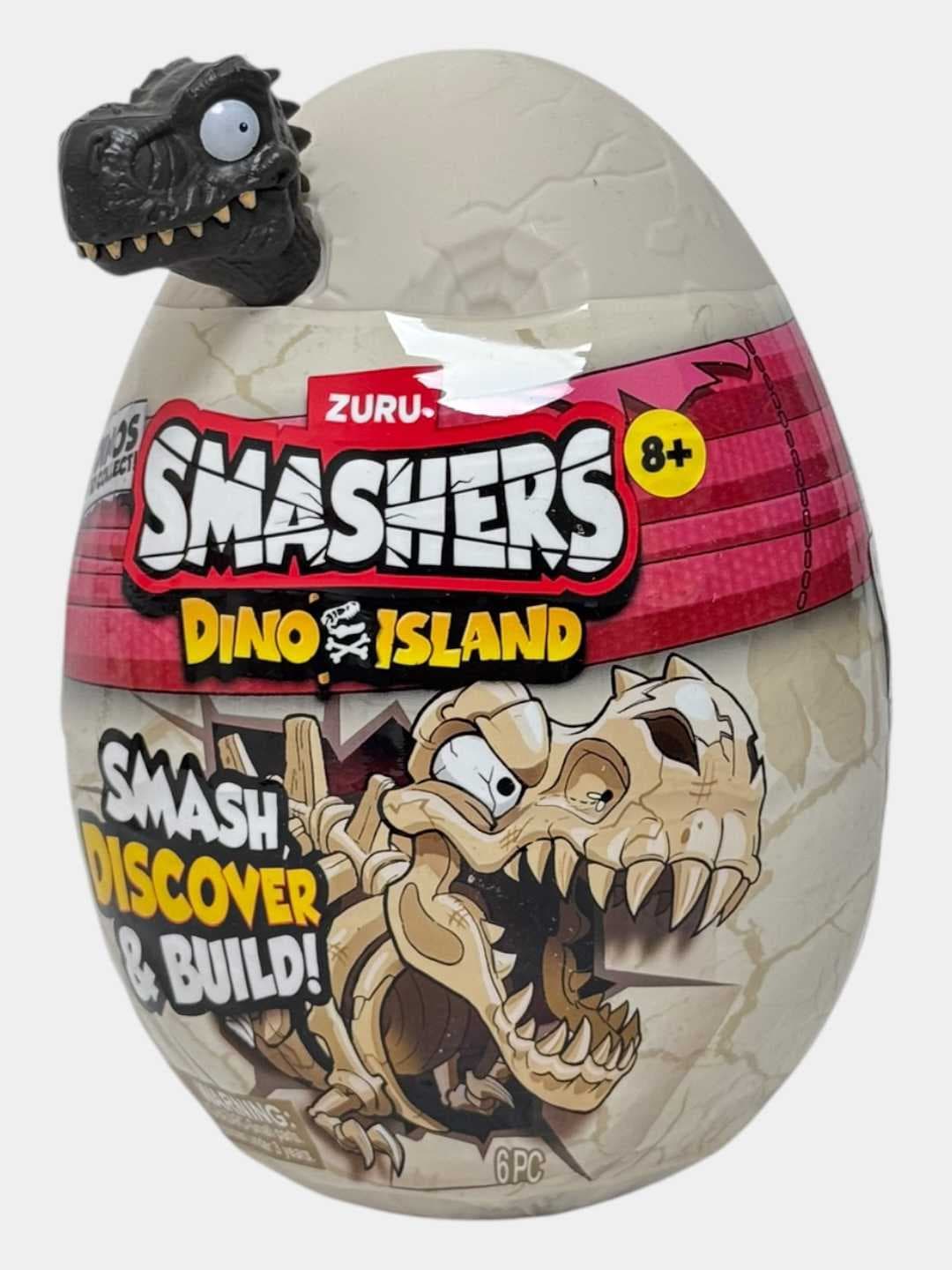 Игровой набор ZURU Smashers Мини-яйцо Остров динозавров со слаймом и песком — фото 3