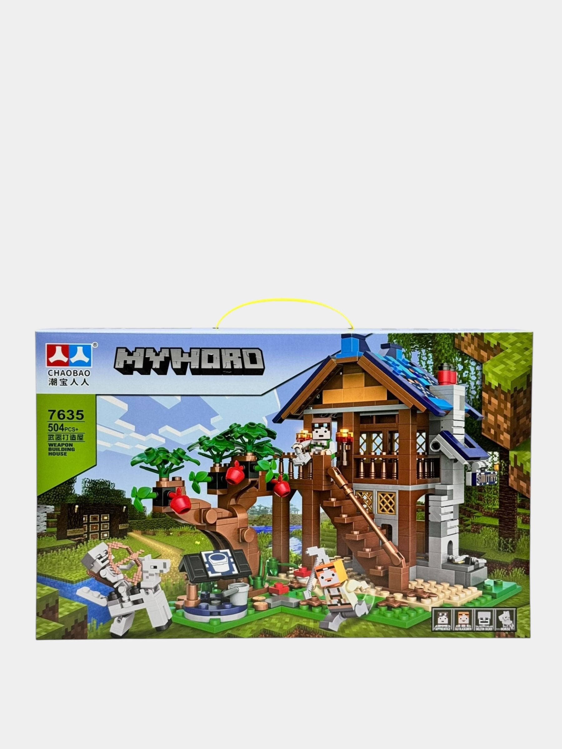 Конструктор Minecraft 504 детали для творческих игр, развивающий набор 6+ — фото 2